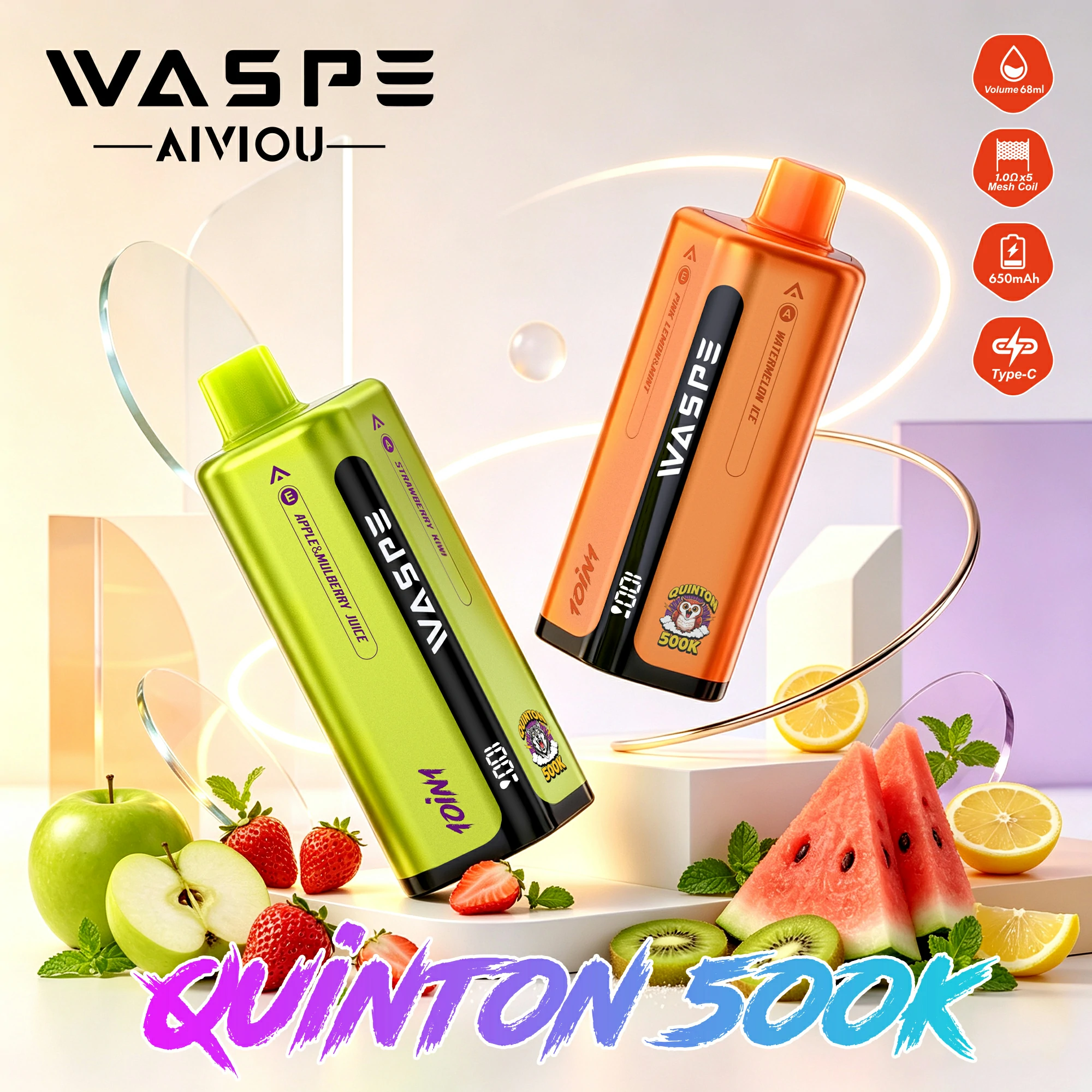 WASPE 10-in-1 uinton 500000 500K Züge Einweg-Vape - image 4