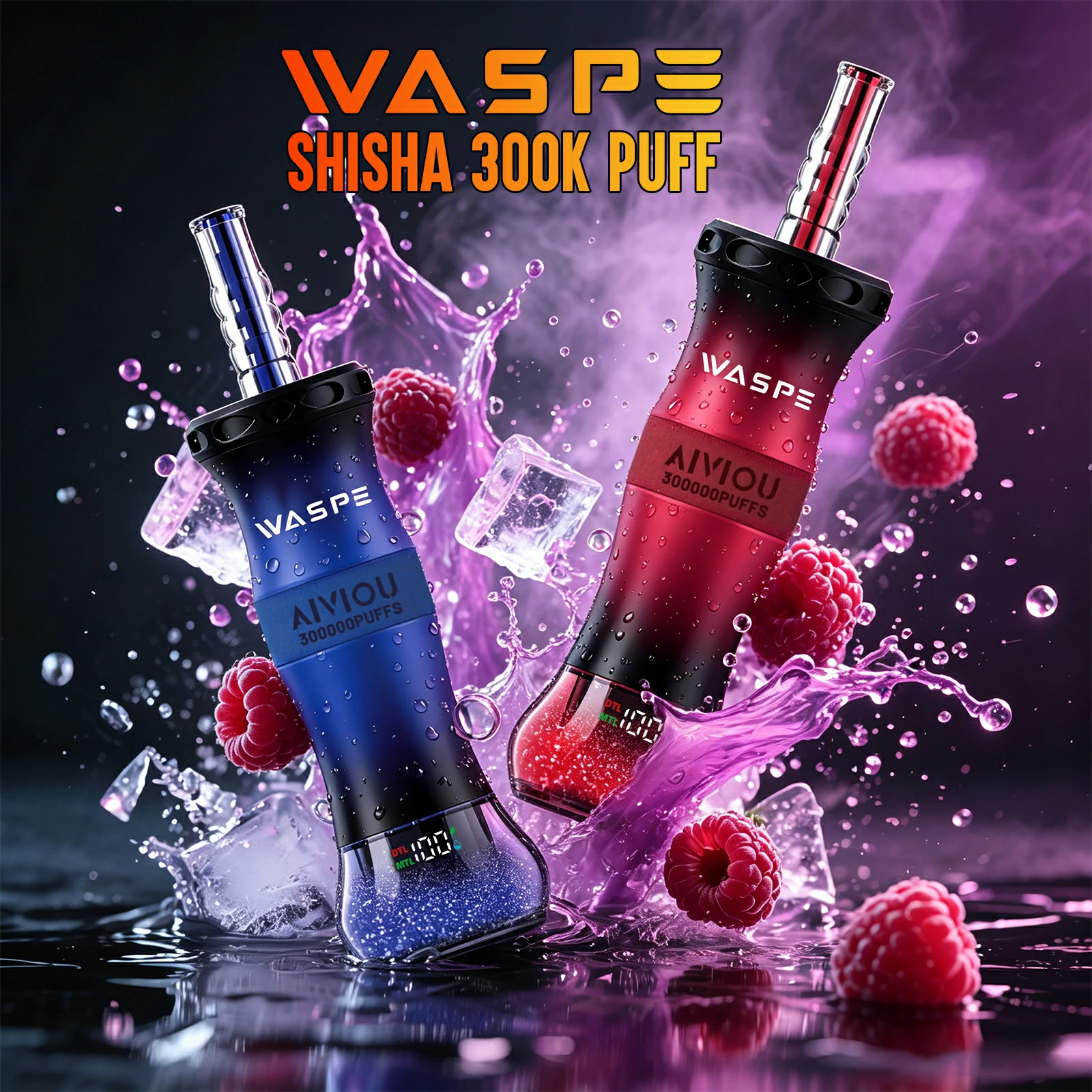 WASPE 10-in-1 uinton 500000 500K Züge Einweg-Vape