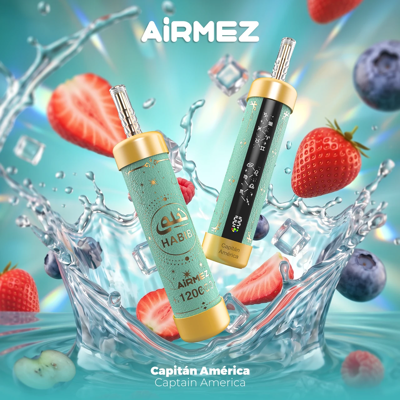 Airmez HABIBI 120000 120K Züge Mesh Coil Einweg-Vape