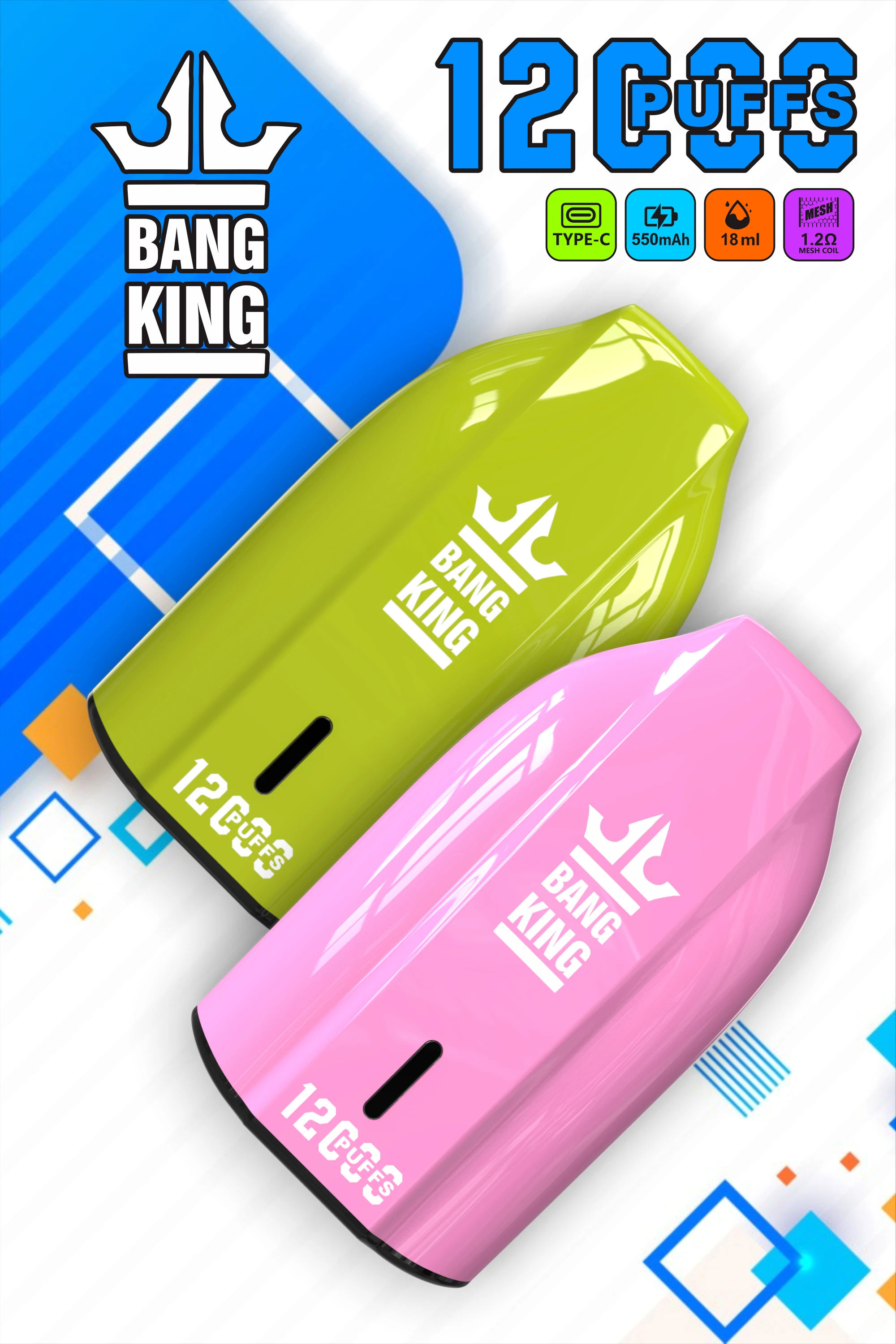 Bang King 12000 12K Züge Einweg-Vape - image 2