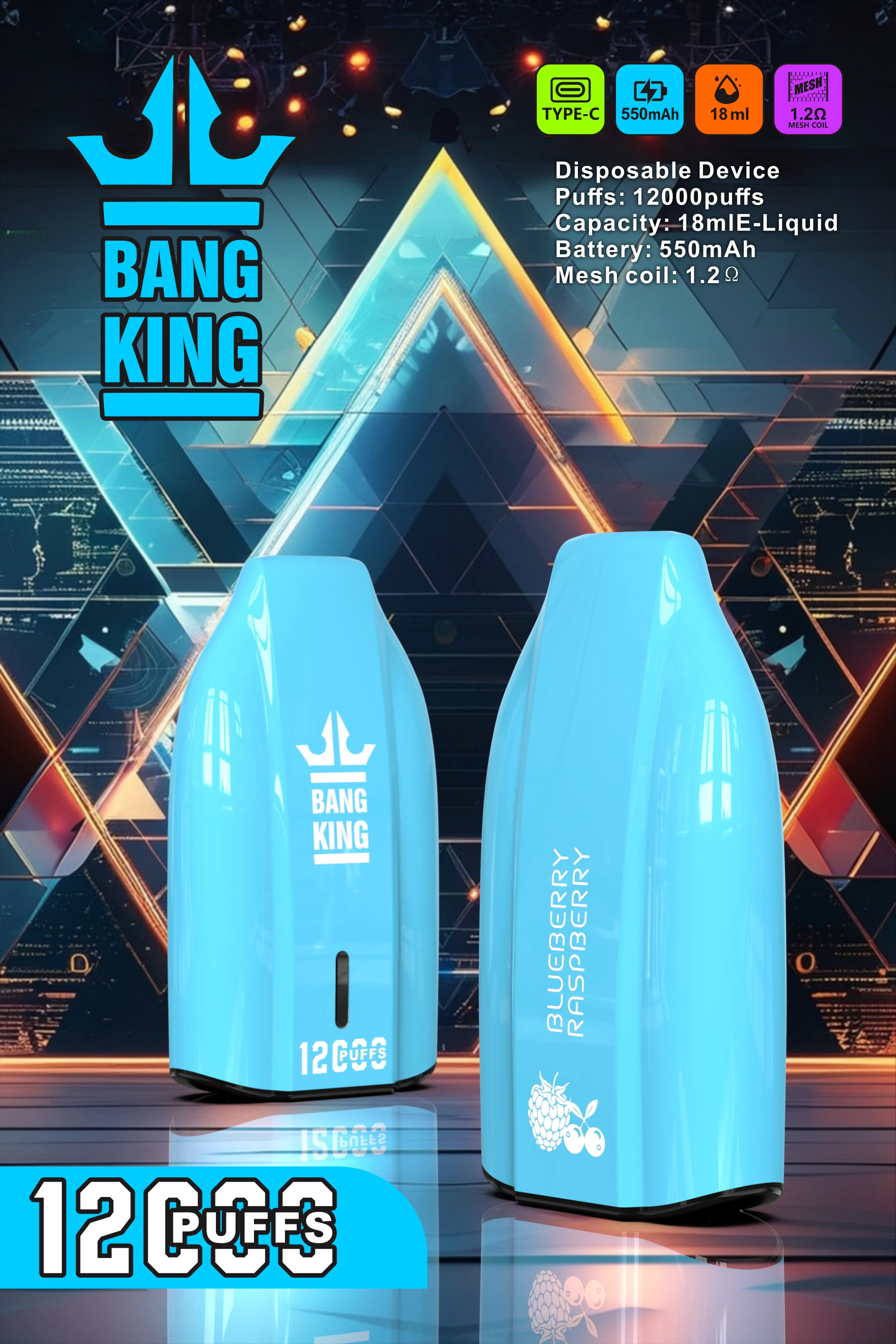 Bang King 12000 12K Züge Einweg-Vape - image 5