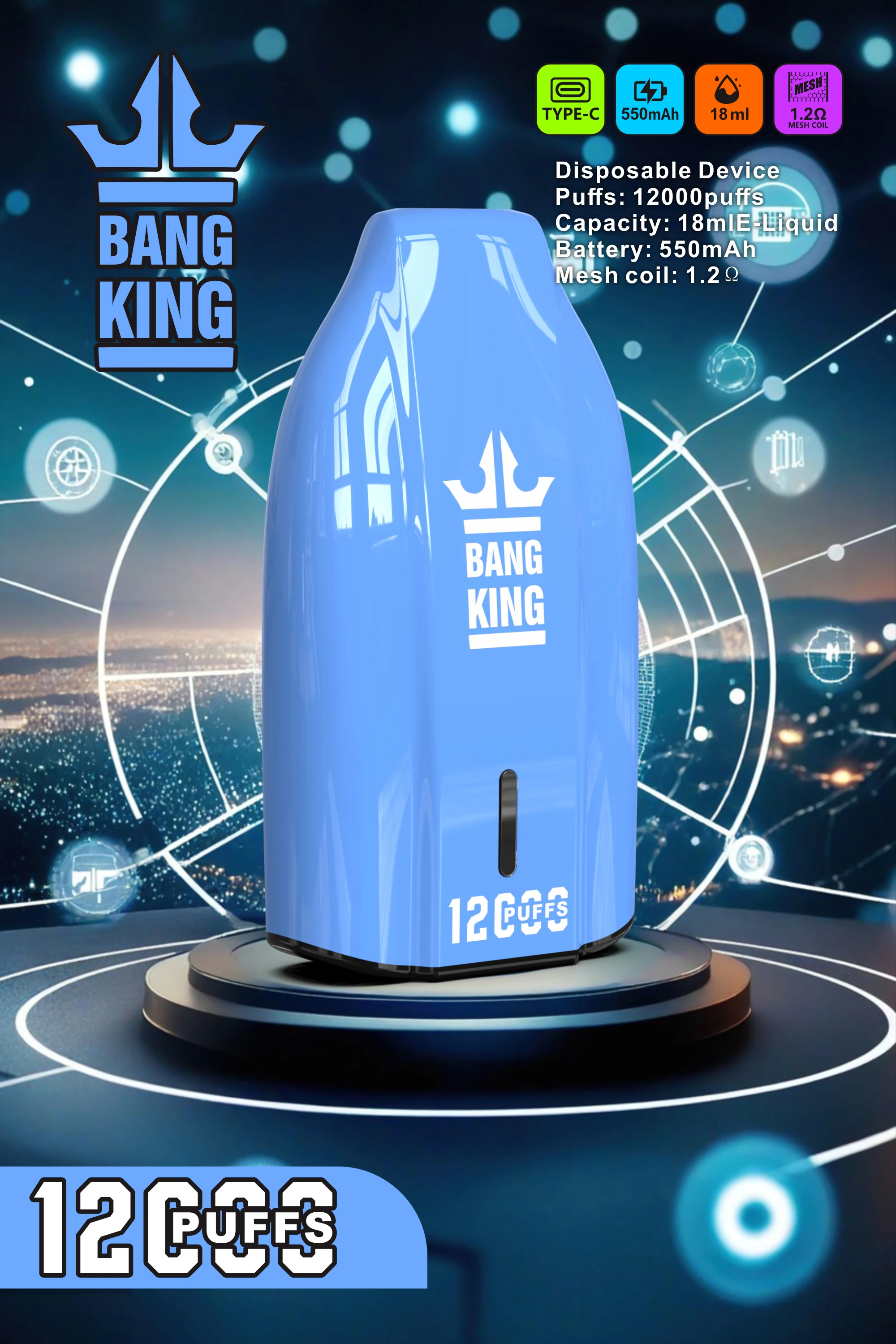 Bang King 12000 12K Züge Einweg-Vape - image 6