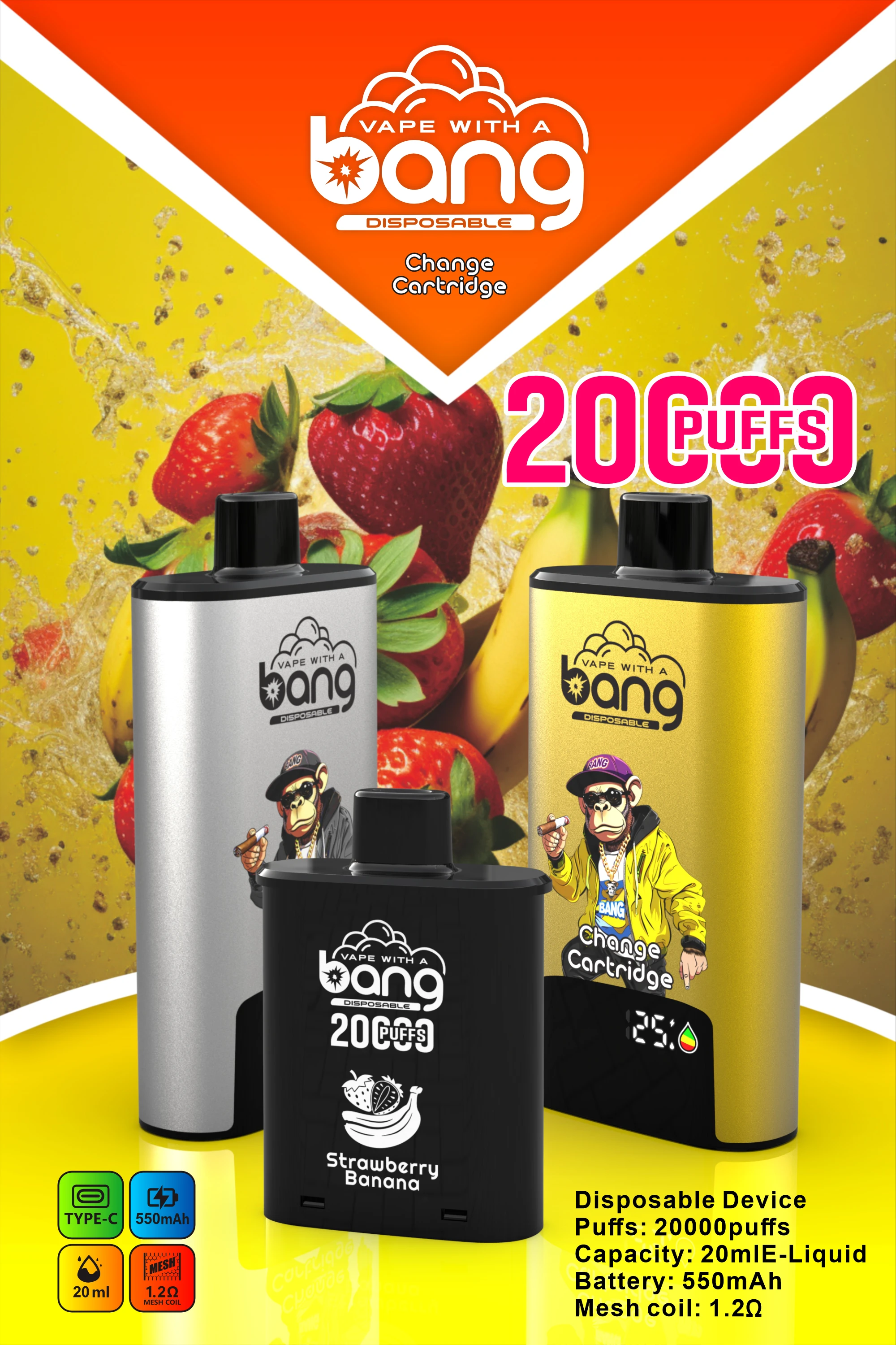 Bang Blaze Shisha 42000 42K Züge Einweg-Vape - image 2