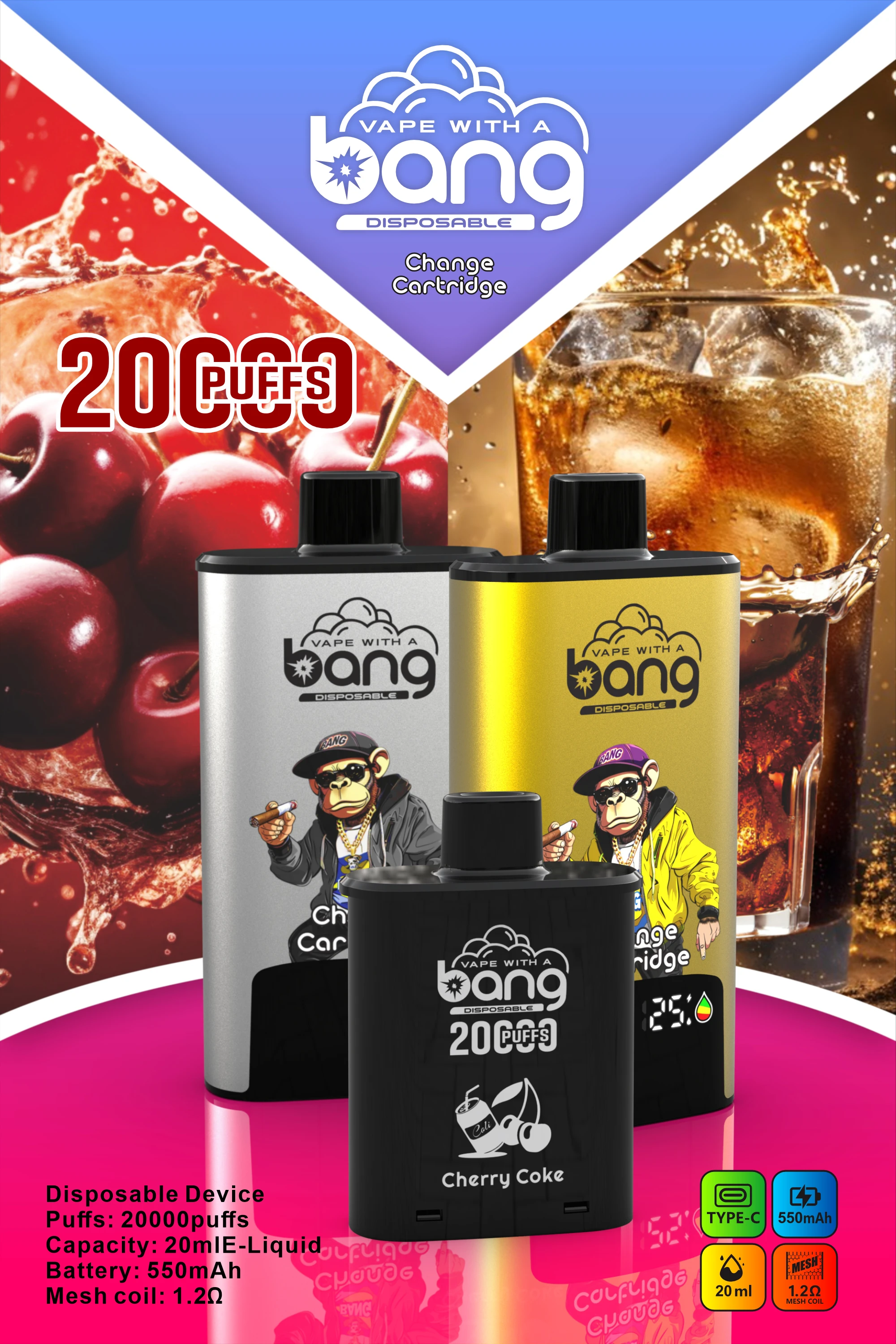 Bang Blaze Shisha 42000 42K Züge Einweg-Vape - image 6