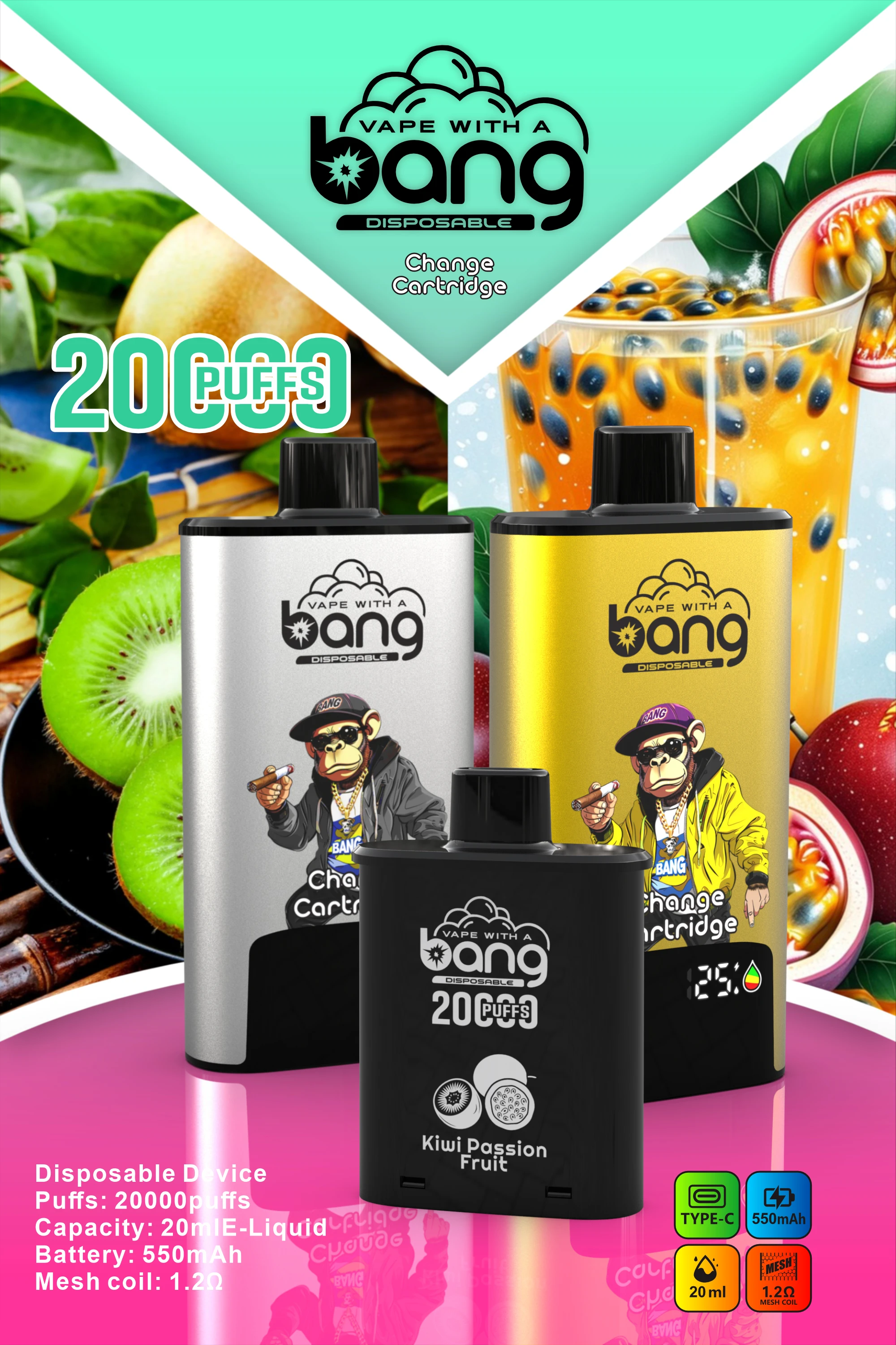 Bang Blaze Shisha 42000 42K Züge Einweg-Vape - image 7