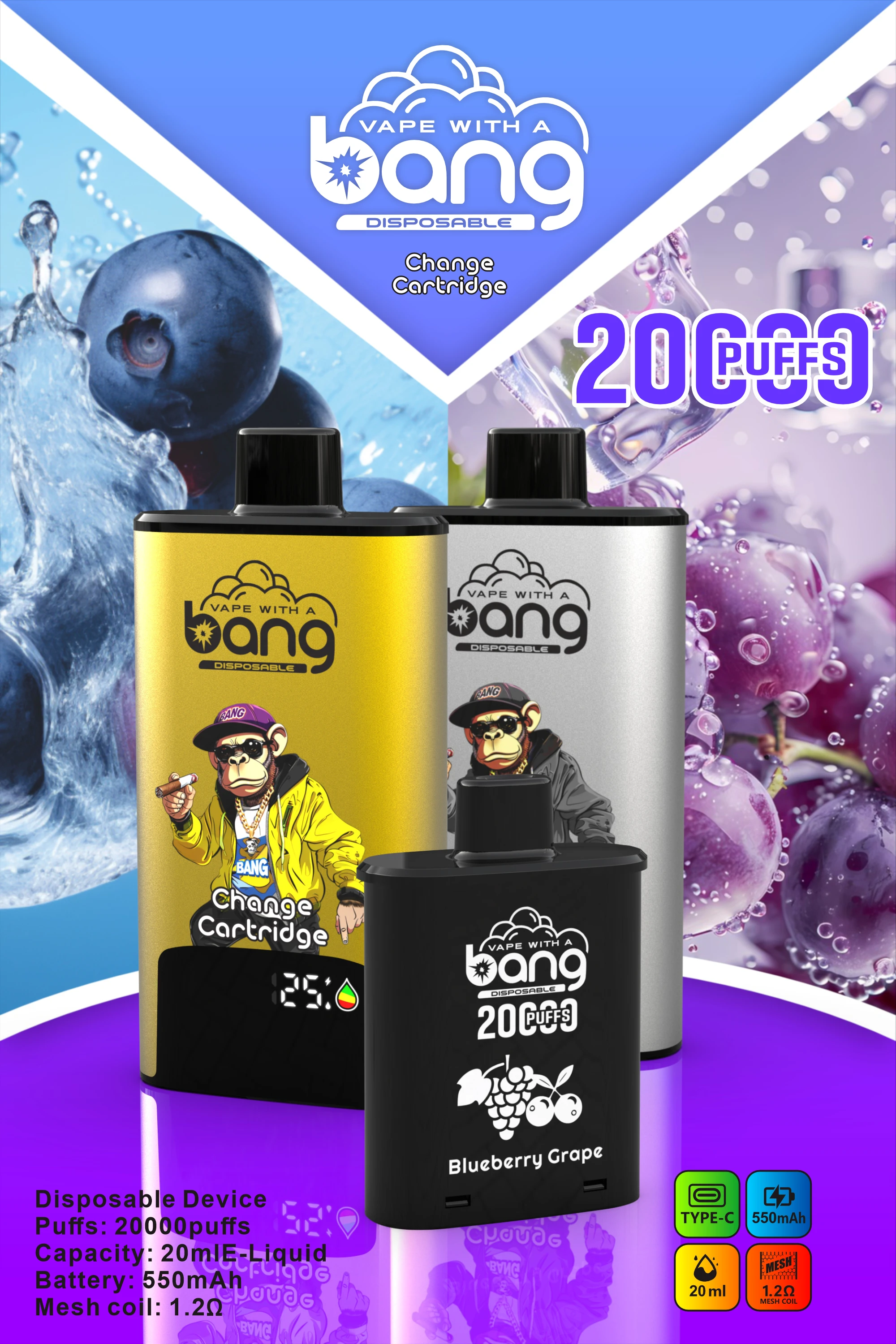 Bang Blaze Shisha 42000 42K Züge Einweg-Vape - image 8