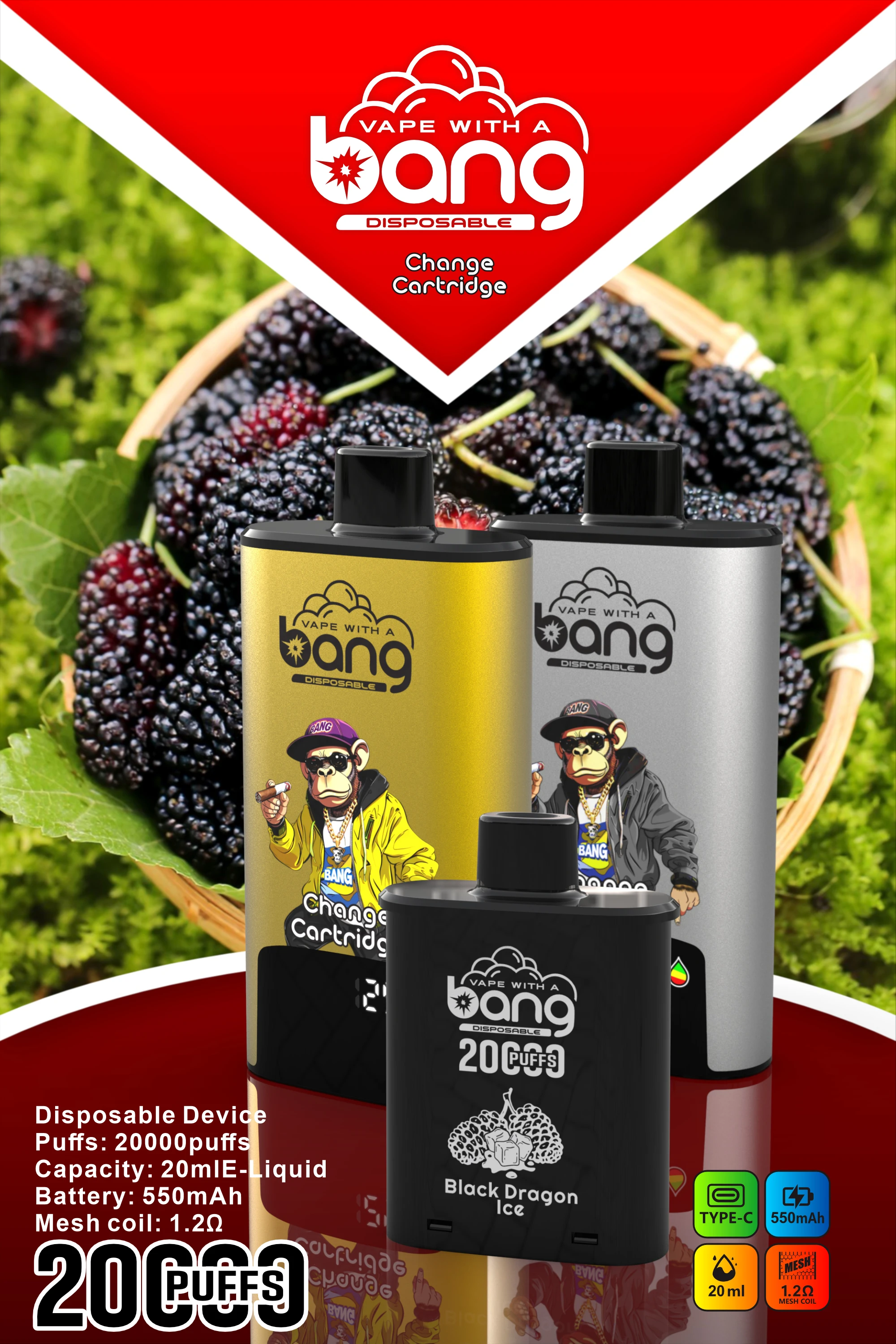 Bang Blaze Shisha 42000 42K Züge Einweg-Vape - image 11