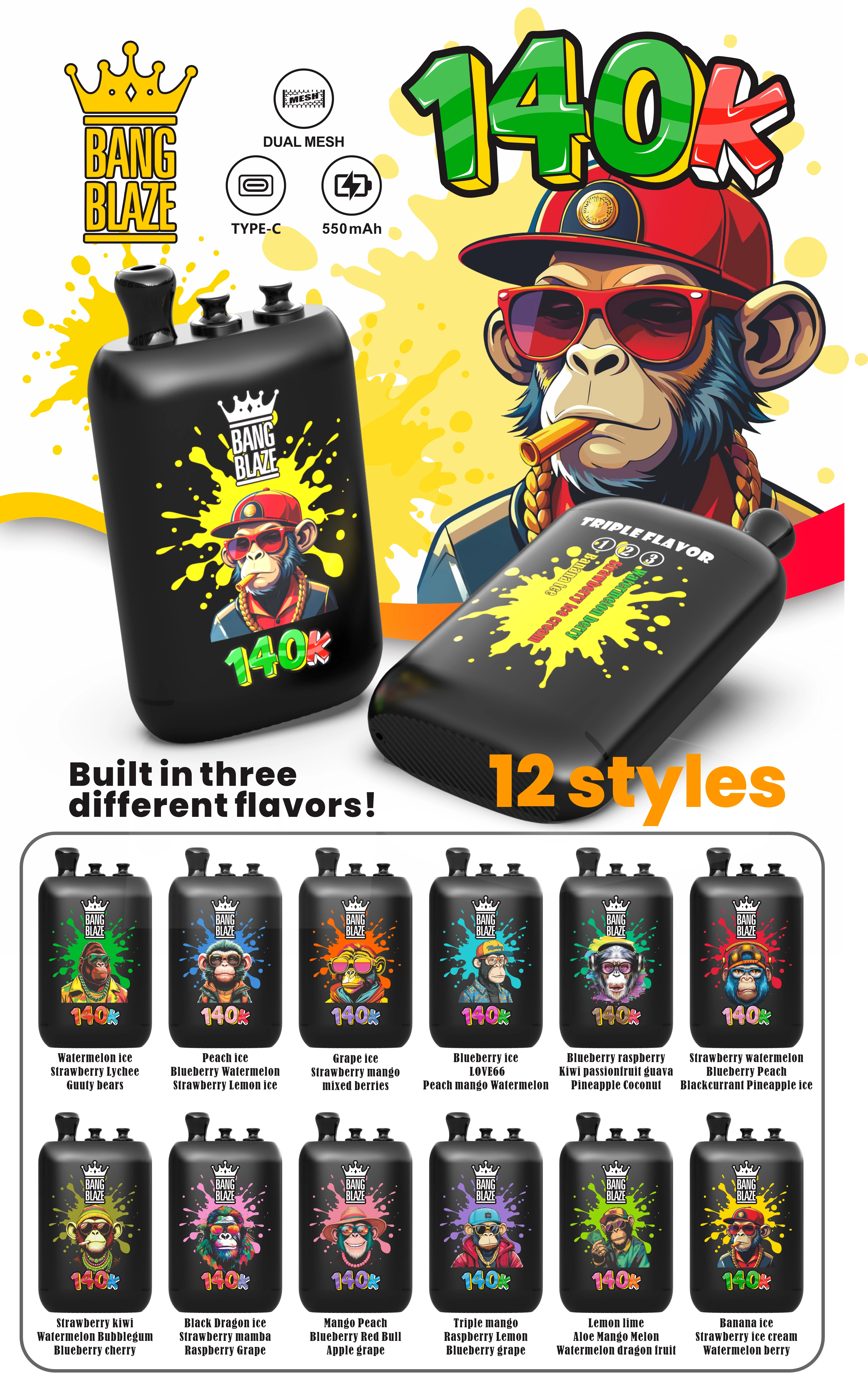 Bang Blaze 140000 140K Züge Einweg-Vape - image 12