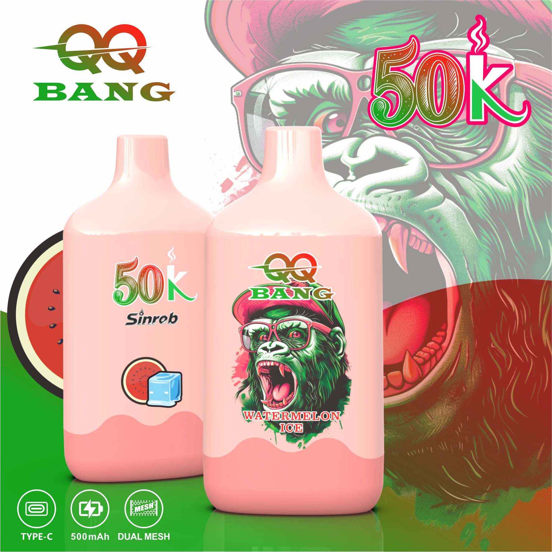 Bang QQ BANG 50000 50K Züge Einweg-Vape