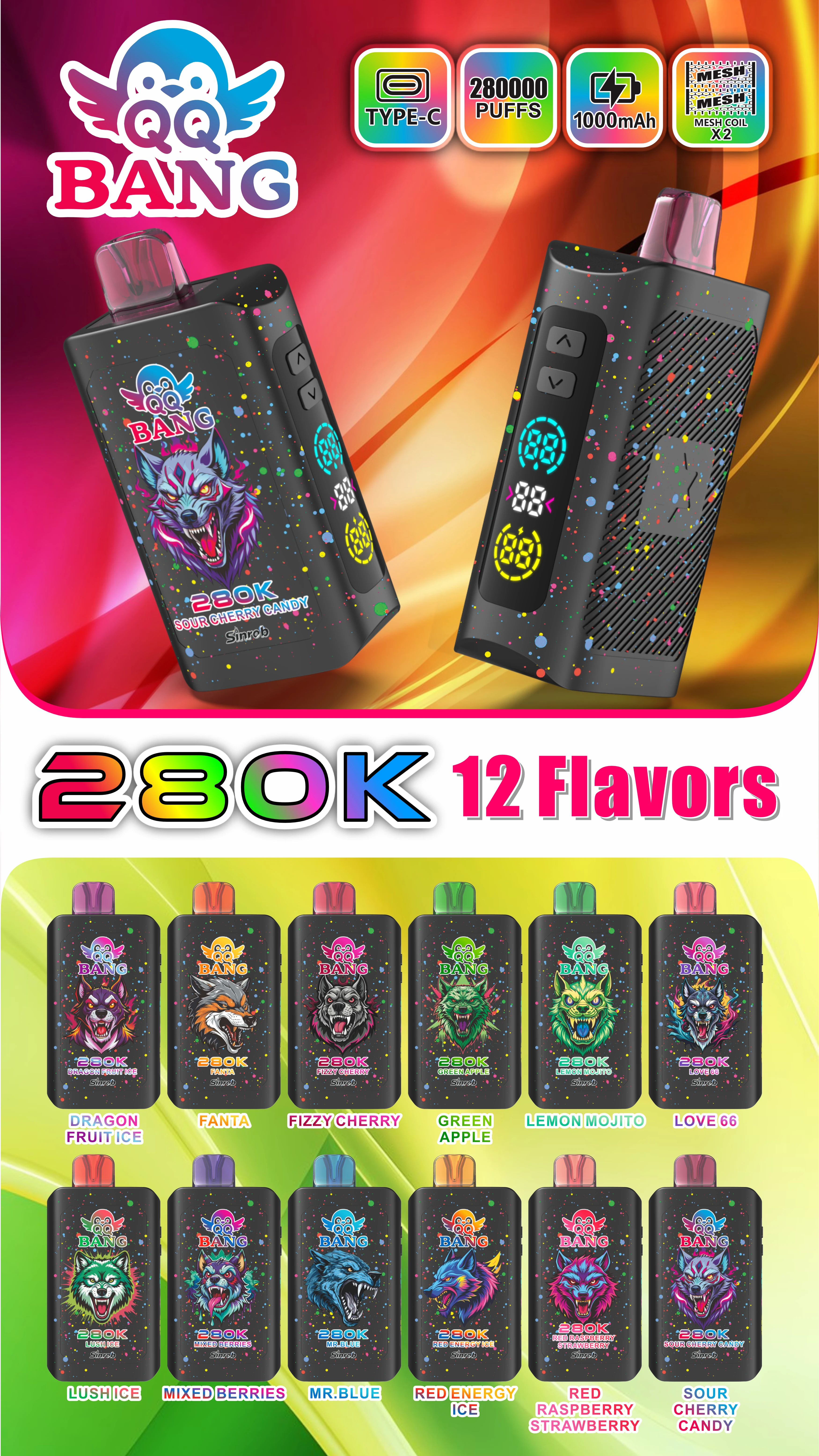 Bang QQ BANG 280000 280K Züge Einweg-Vape - image 12