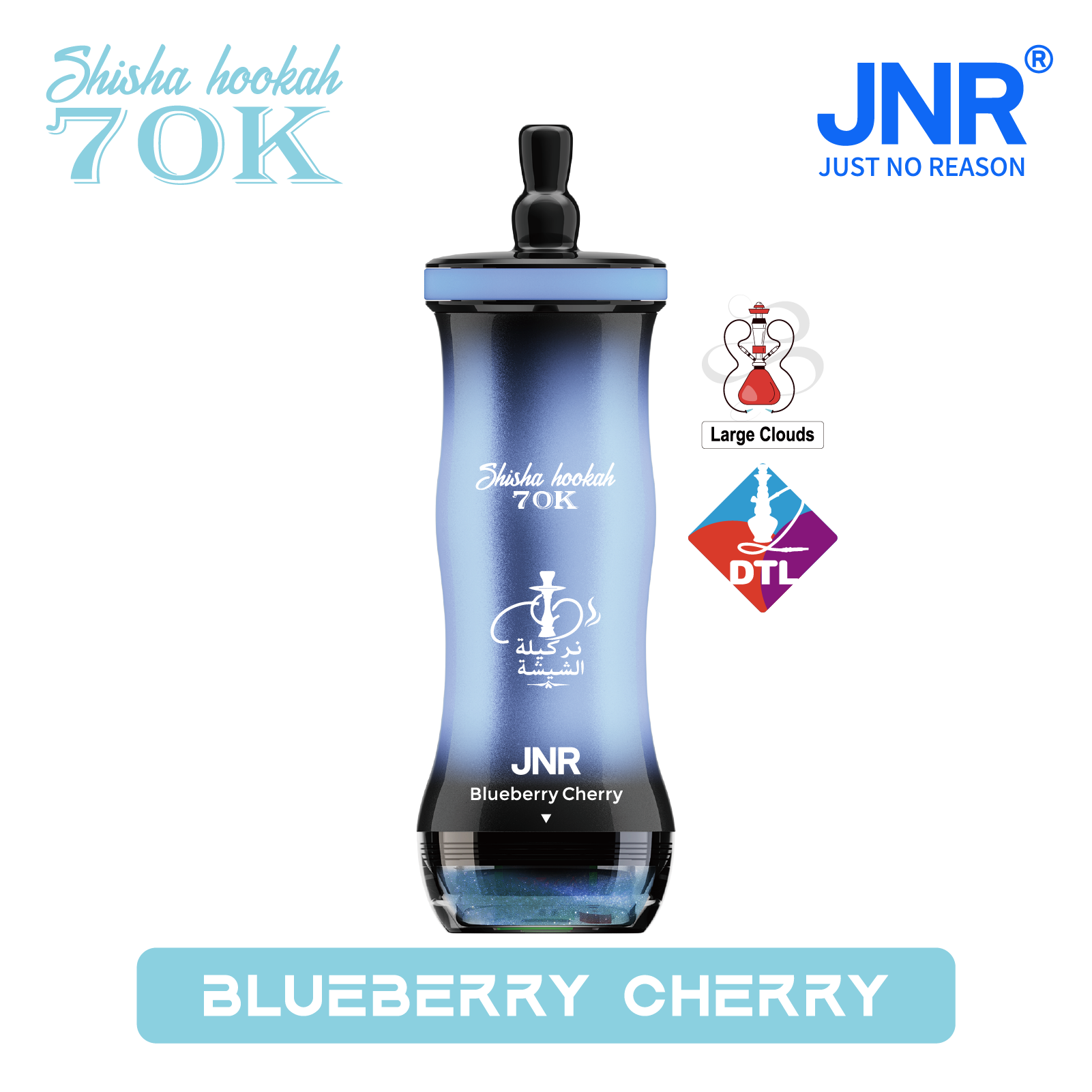 JNR Shisha Hookah 70000 70K Züge Einweg-Vape