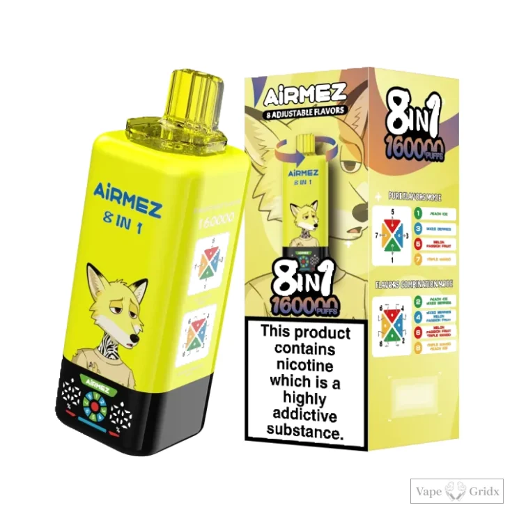 AiRMEZ FOX 160000 160K Züge Einweg Einweg-Vape - image 2