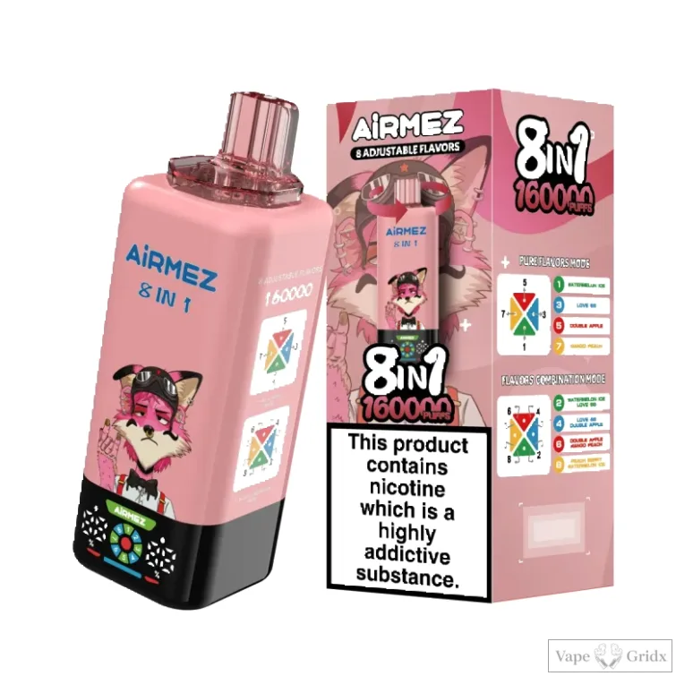AiRMEZ FOX 160000 160K Züge Einweg Einweg-Vape - image 11