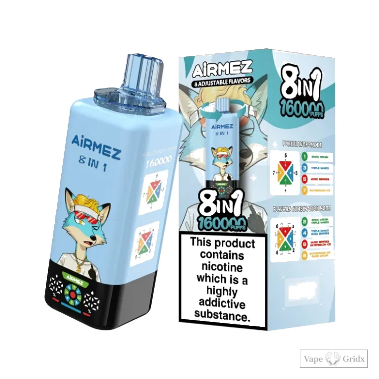 AiRMEZ FOX 160000 160K Züge Einweg Einweg-Vape - image 5