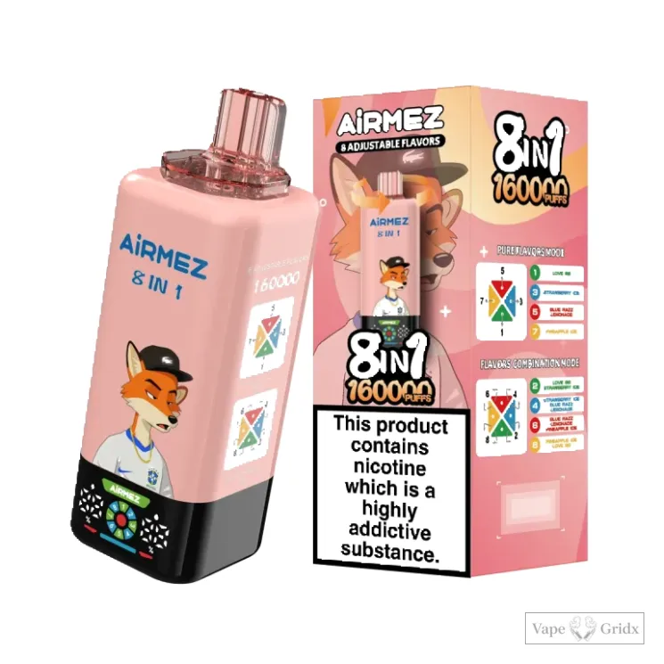 AiRMEZ FOX 160000 160K Züge Einweg Einweg-Vape - image 6