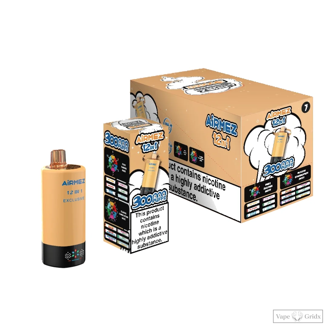 Airmez 300000 300K Züge 12-IN-1 Einweg Einweg-Vape - image 4