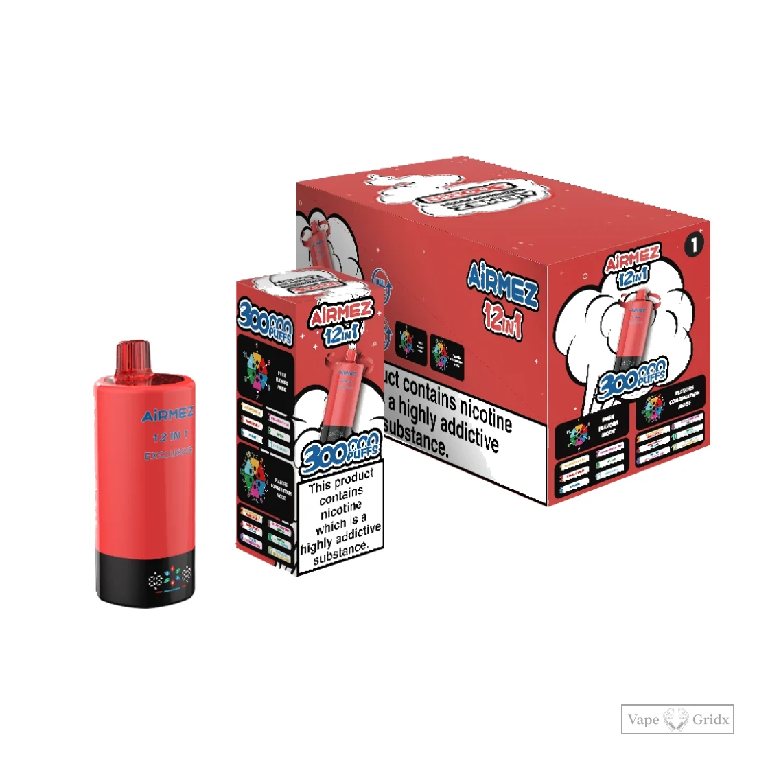 Airmez 300000 300K Züge 12-IN-1 Einweg Einweg-Vape - image 6