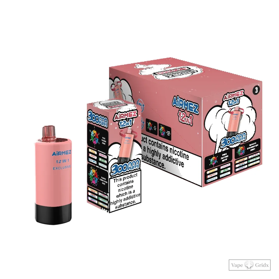 Airmez 300000 300K Züge 12-IN-1 Einweg Einweg-Vape - image 8