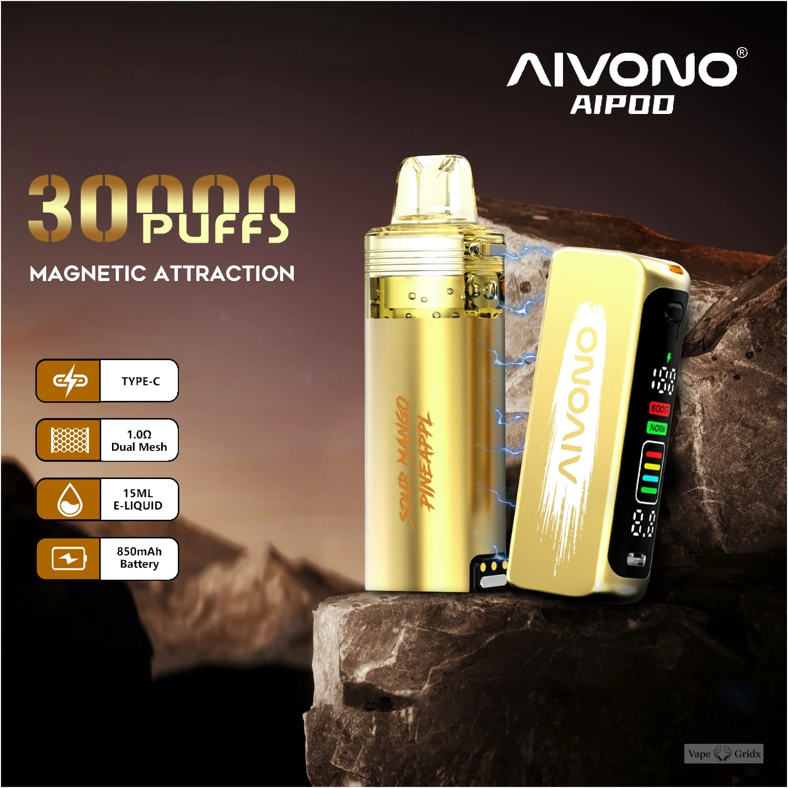 AIVONO AIM AIPOD KIT 30000 30K Züge Einweg Einweg-Vape - image 15