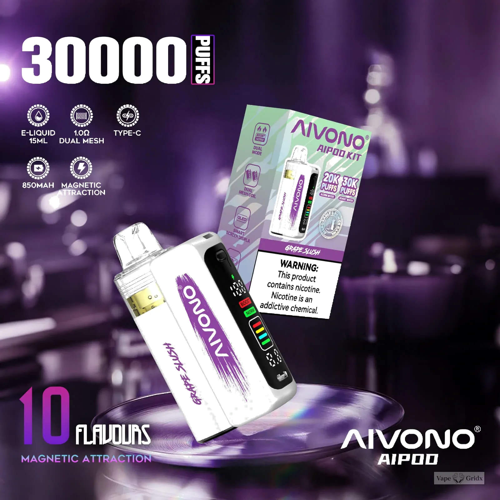 AIVONO AIM AIPOD KIT 30000 30K Züge Einweg Einweg-Vape - image 17