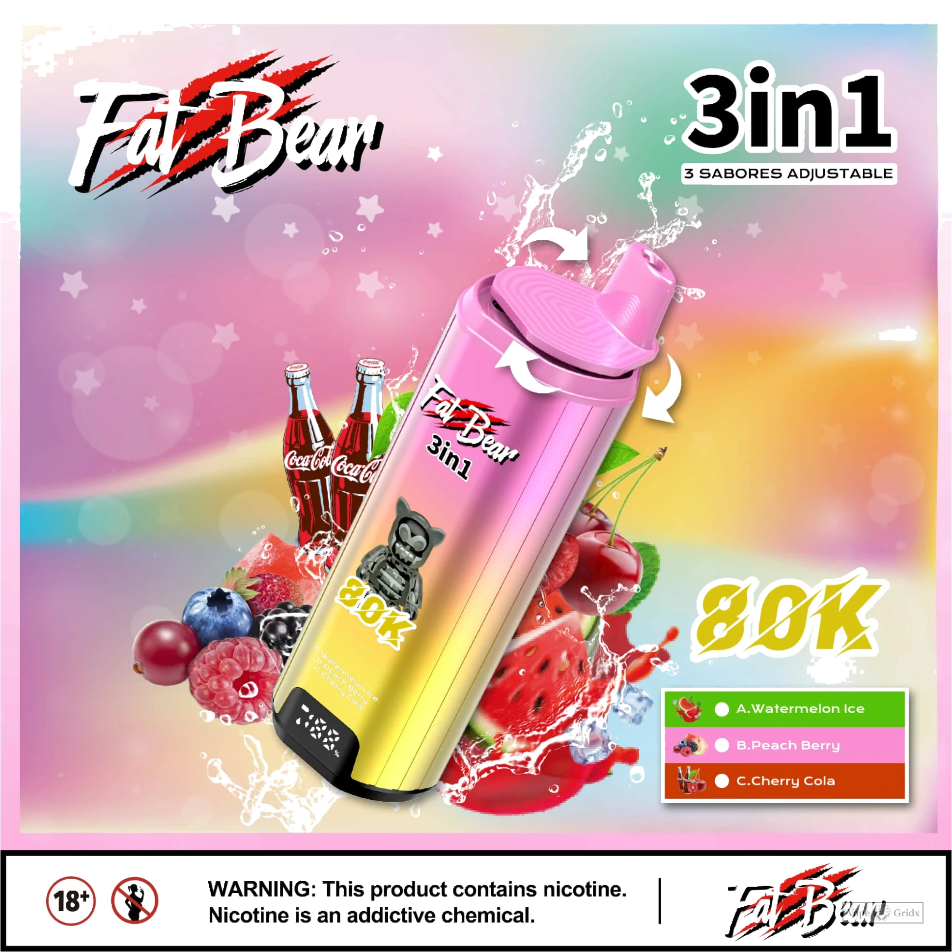 AIVONO Fat Bear 80000 80K Züge Einweg-Vape - image 3