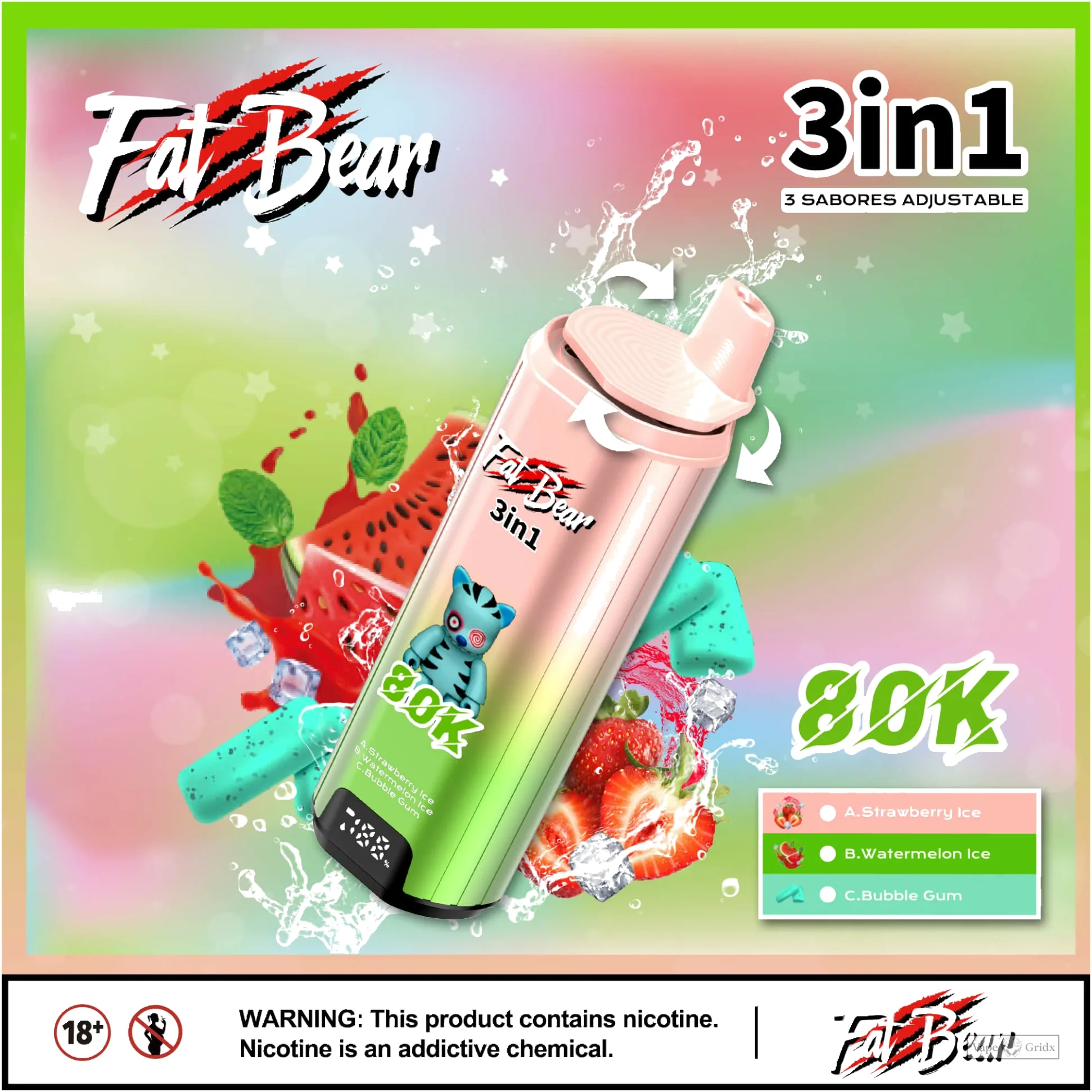AIVONO Fat Bear 80000 80K Züge Einweg-Vape - image 5