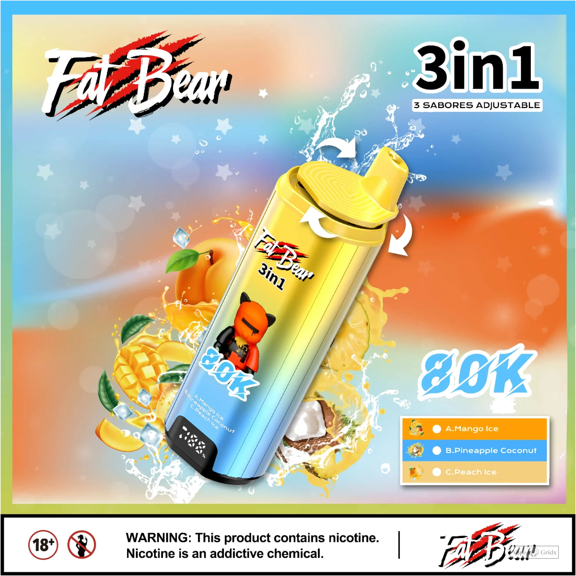 AIVONO Fat Bear 80000 80K Züge Einweg-Vape - image 6