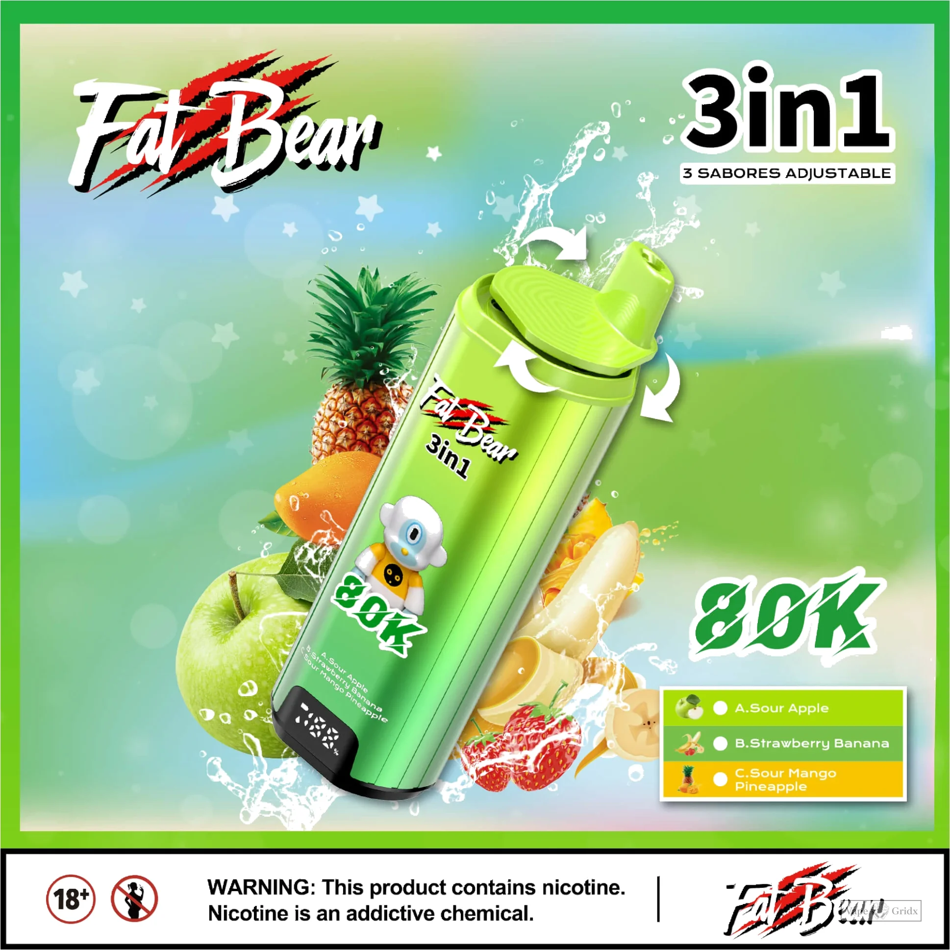 AIVONO Fat Bear 80000 80K Züge Einweg-Vape - image 7