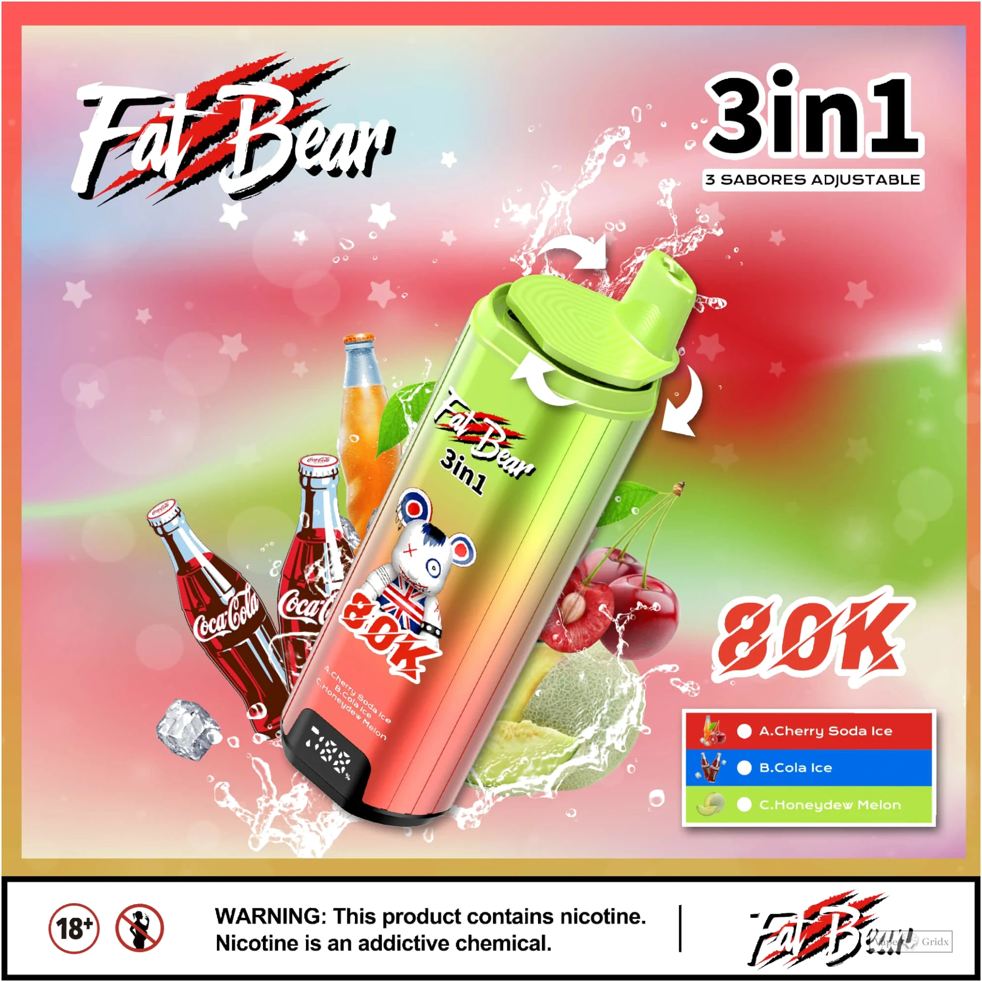 AIVONO Fat Bear 80000 80K Züge Einweg-Vape - image 9