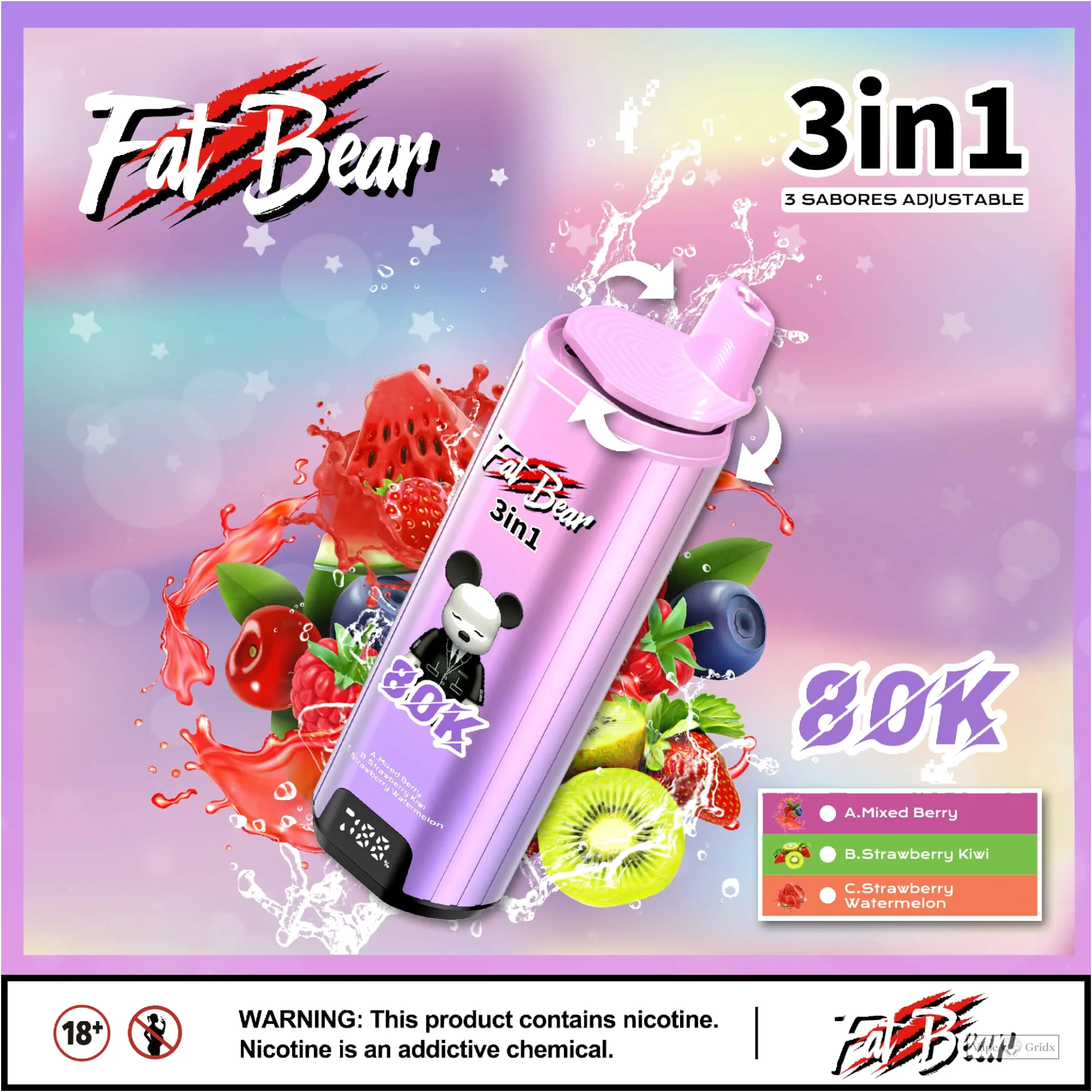 AIVONO Fat Bear 80000 80K Züge Einweg-Vape - image 10