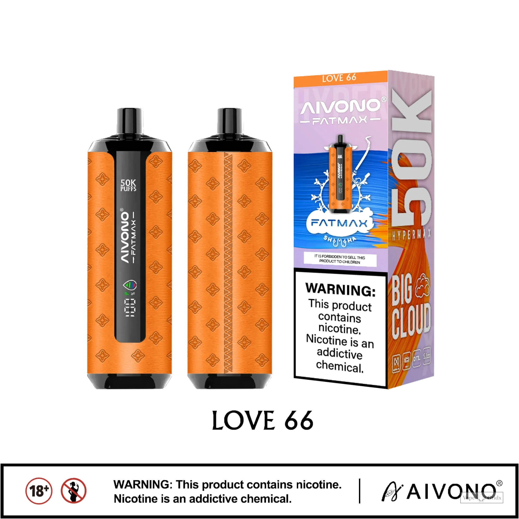 AIVONO AIM FATMAX 50000 50K Züge Einweg-Vape