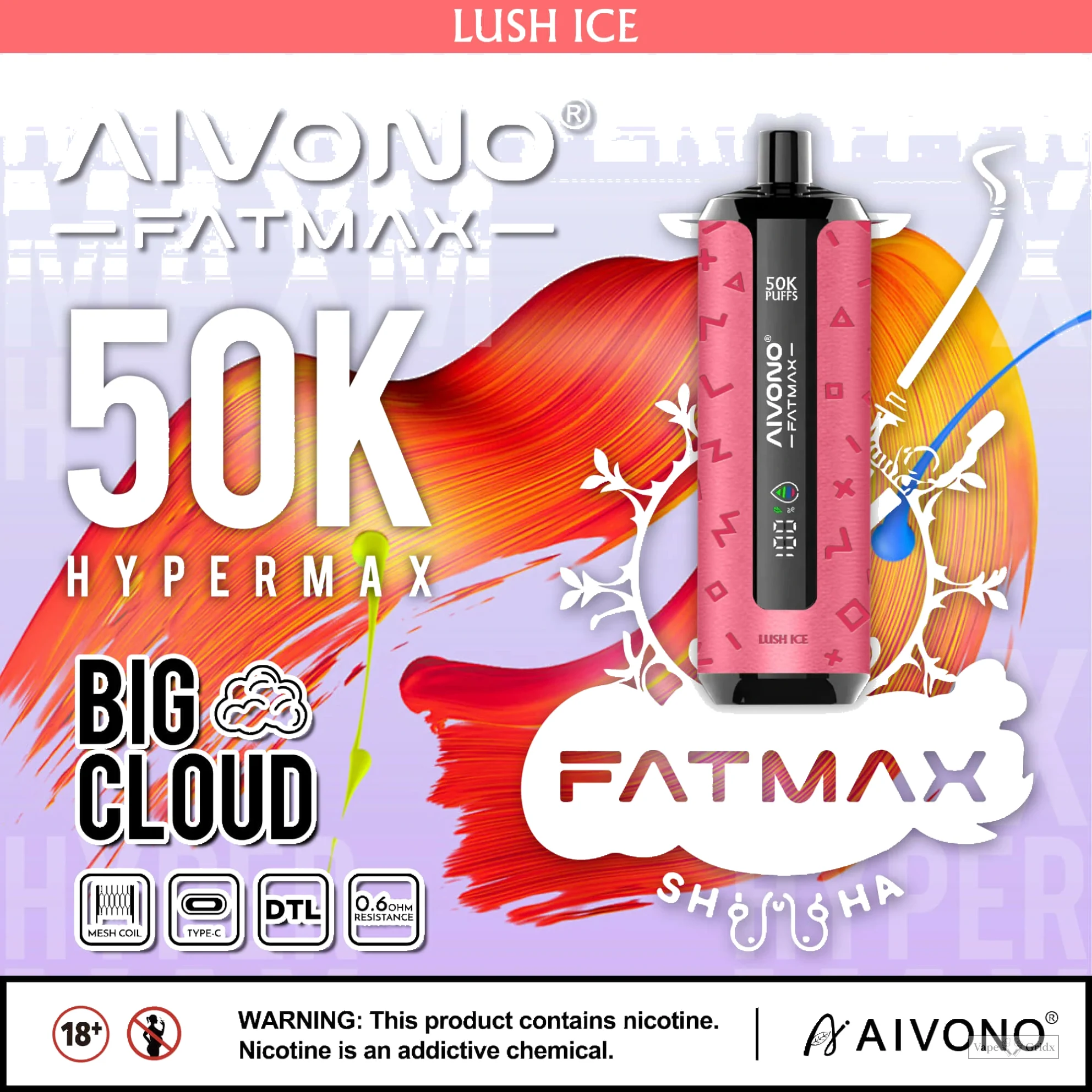 AIVONO AIM FATMAX 50000 50K Züge Einweg-Vape - image 3