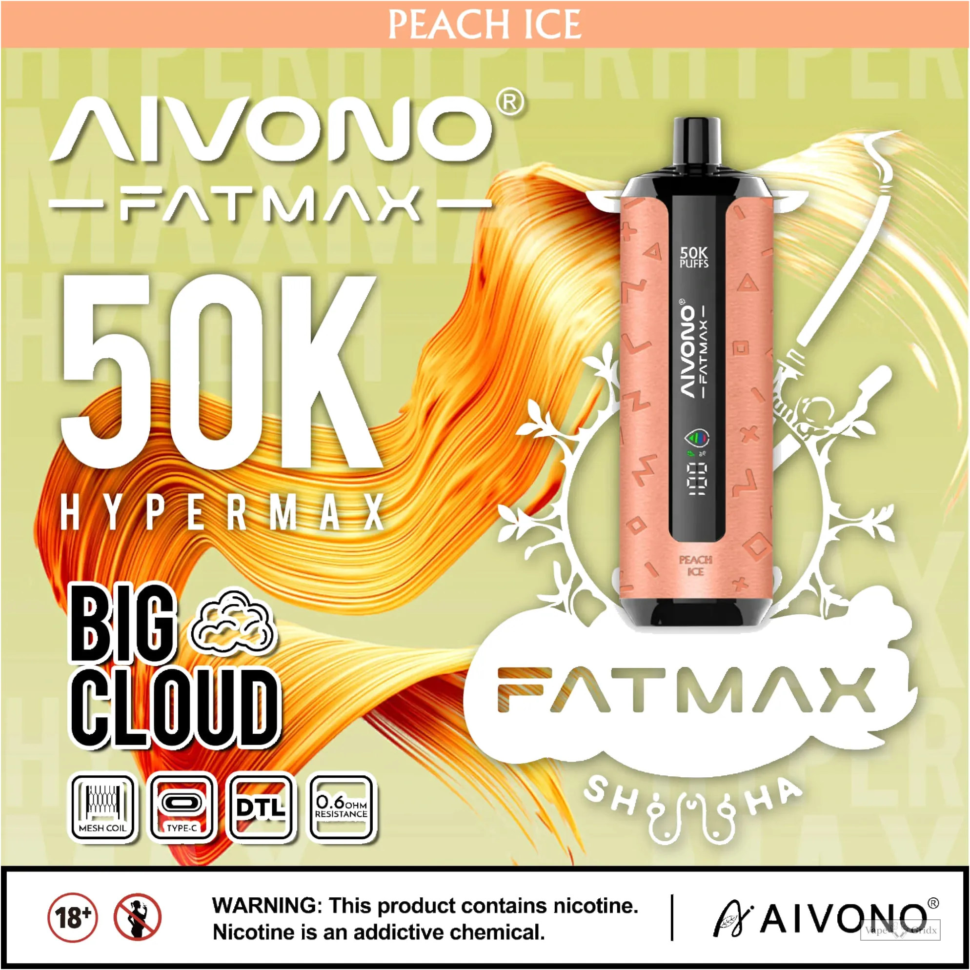 AIVONO AIM FATMAX 50000 50K Züge Einweg-Vape - image 5
