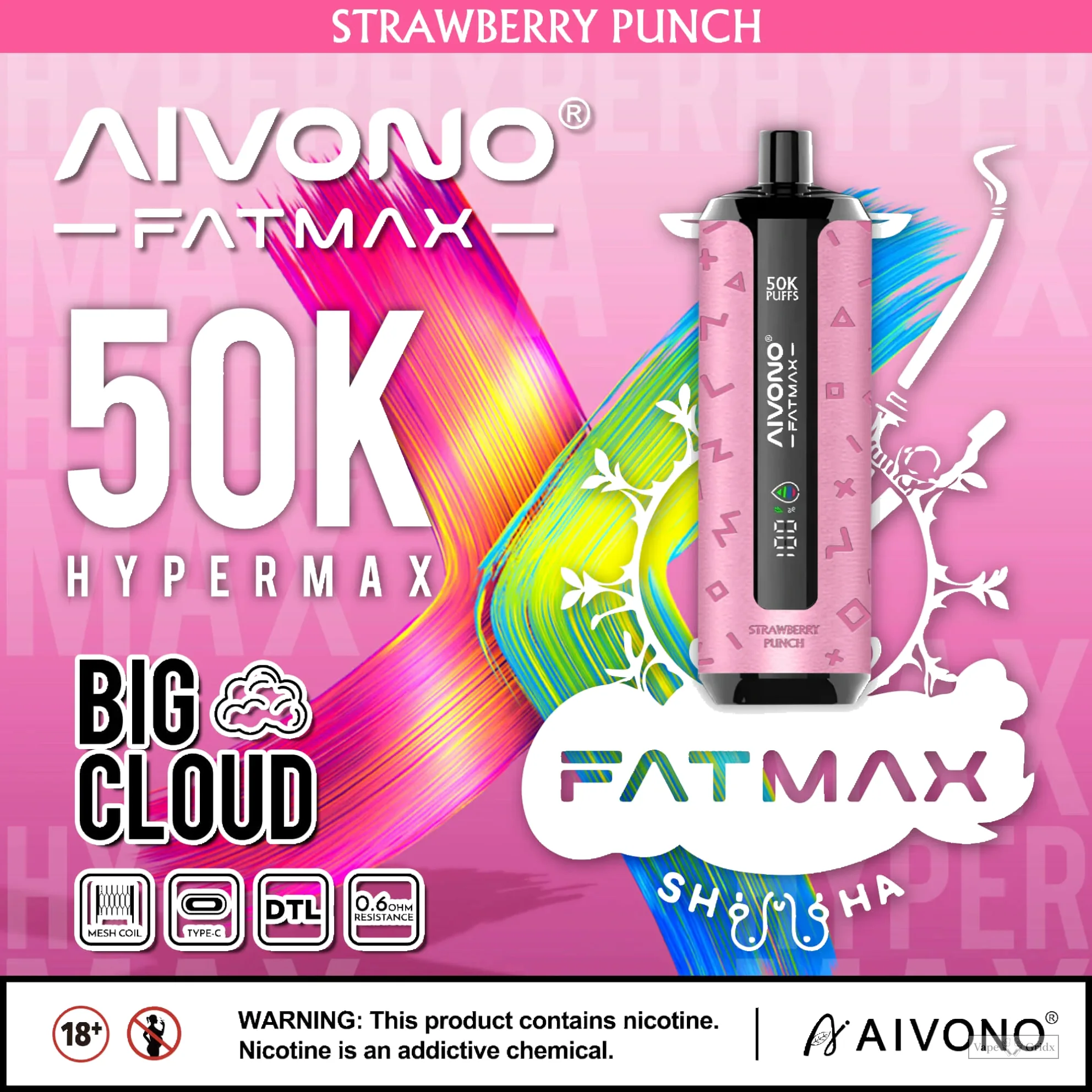 AIVONO AIM FATMAX 50000 50K Züge Einweg-Vape - image 7