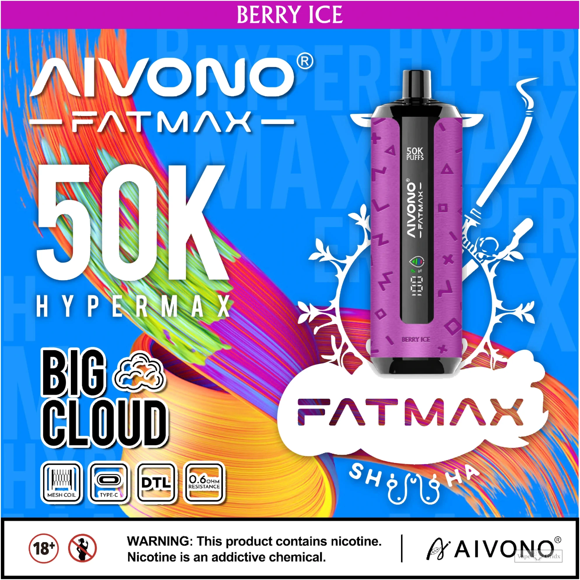 AIVONO AIM FATMAX 50000 50K Züge Einweg-Vape - image 8
