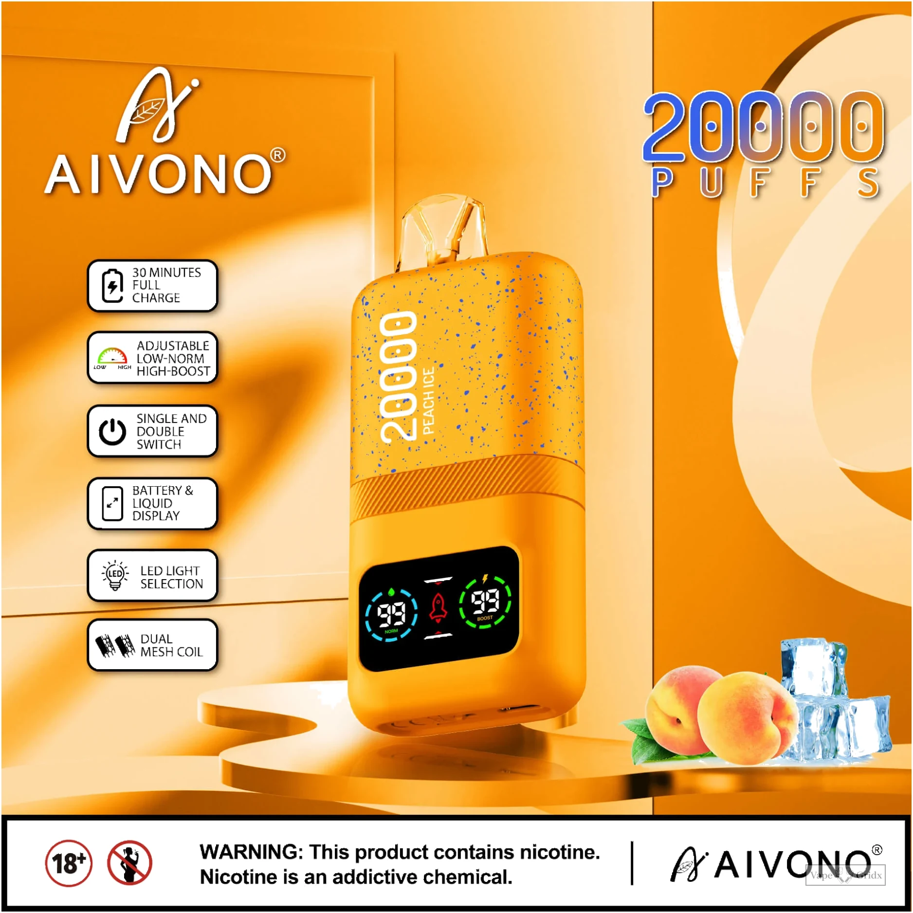 AIVONO AIM MAGIC 20000 20K Züge Einweg-Vape - image 2