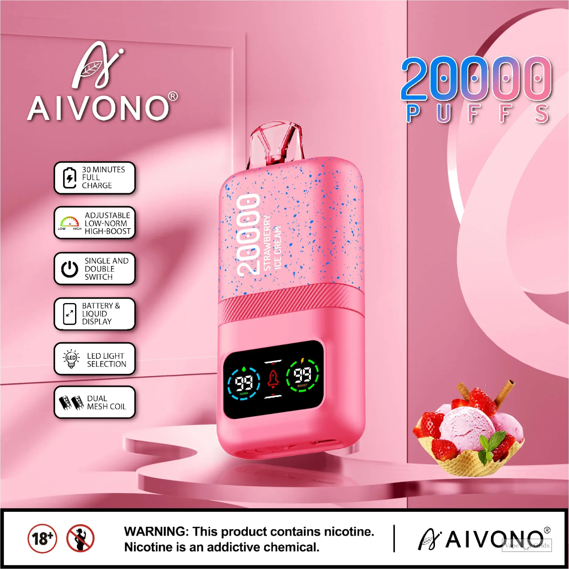 AIVONO AIM MAGIC 20000 20K Züge Einweg-Vape - image 12