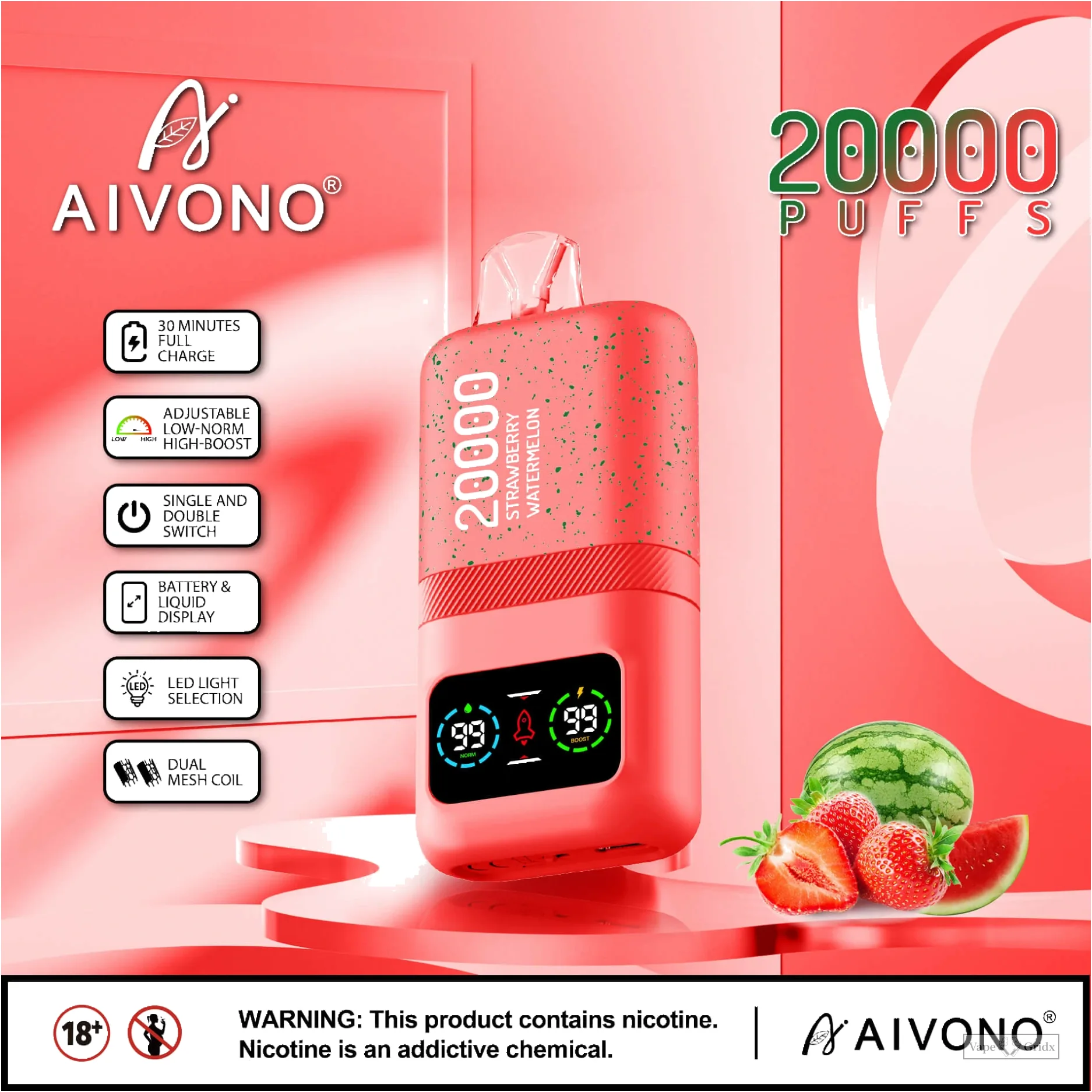 AIVONO AIM MAGIC 20000 20K Züge Einweg-Vape - image 3
