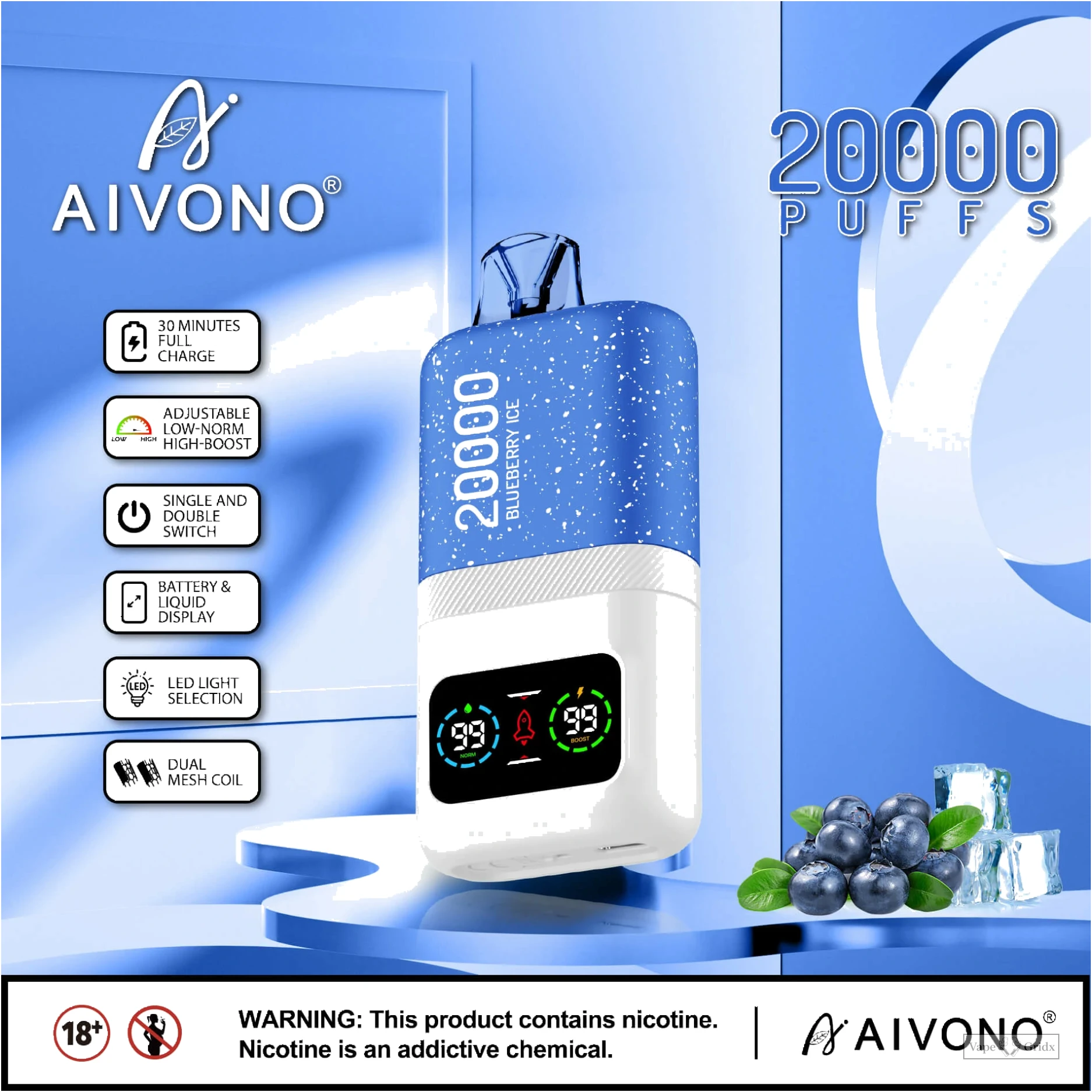 AIVONO AIM MAGIC 20000 20K Züge Einweg-Vape - image 7