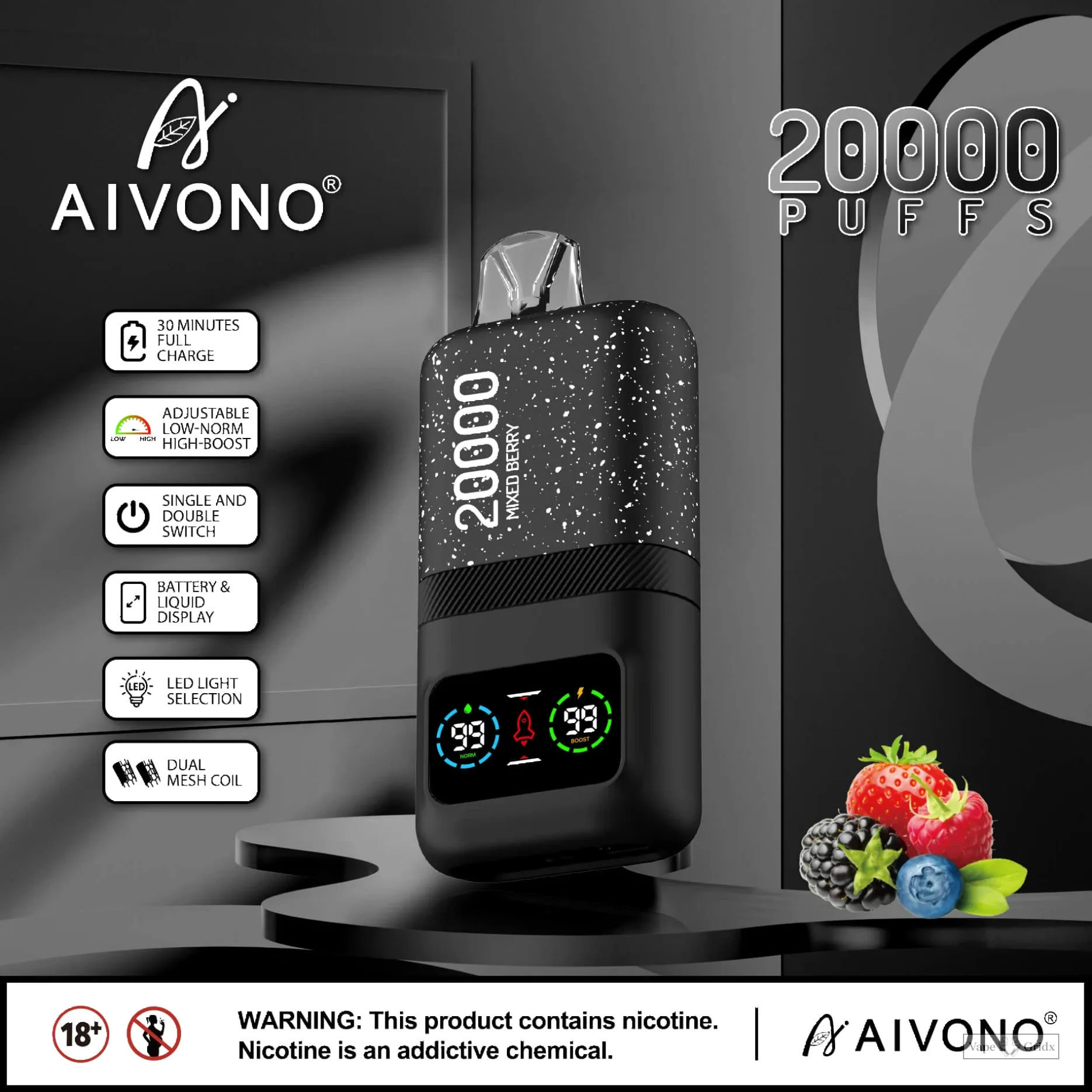 AIVONO AIM MAGIC 20000 20K Züge Einweg-Vape - image 9
