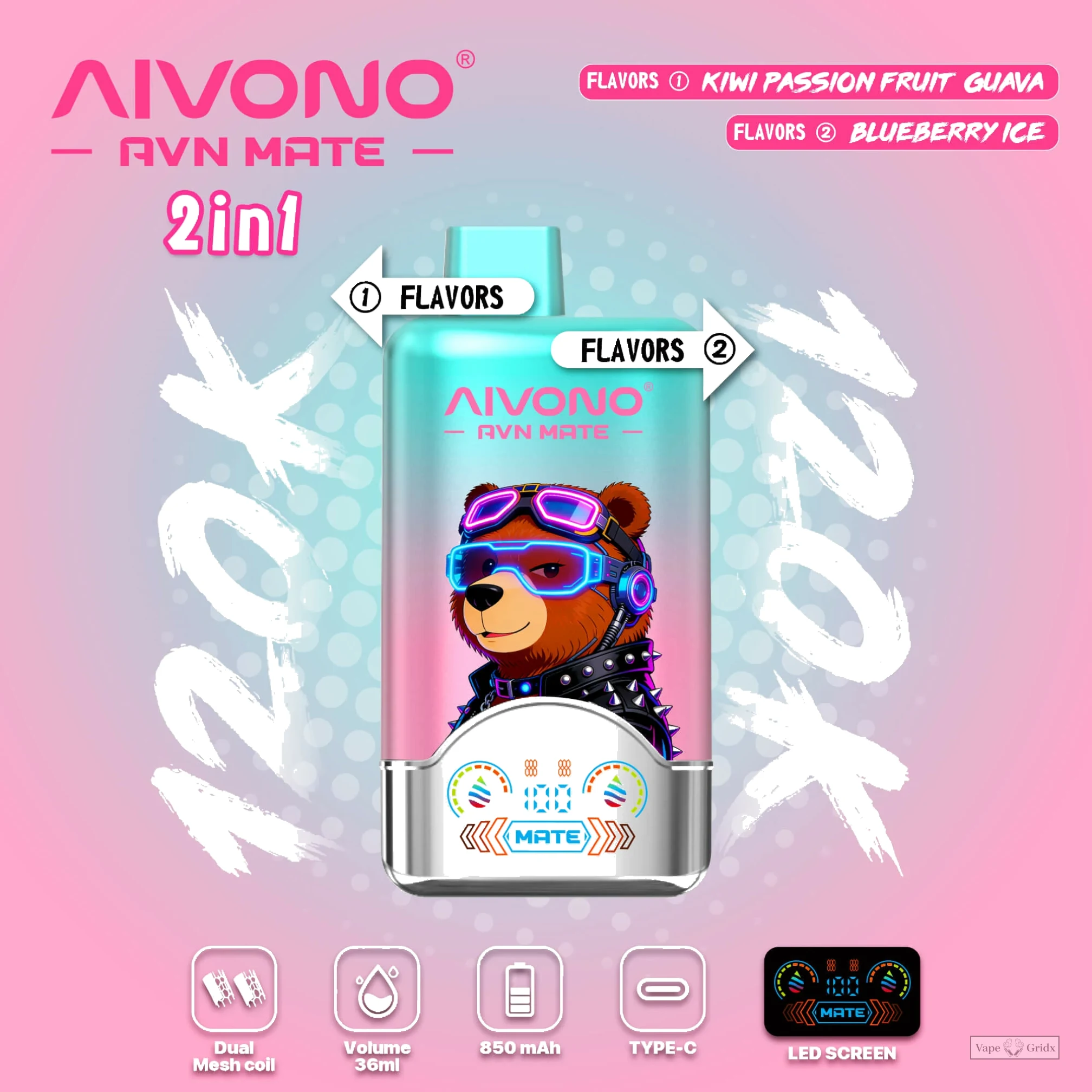 AIVONO AVN Mate 120000 120K Züge Einweg-Vape - image 4