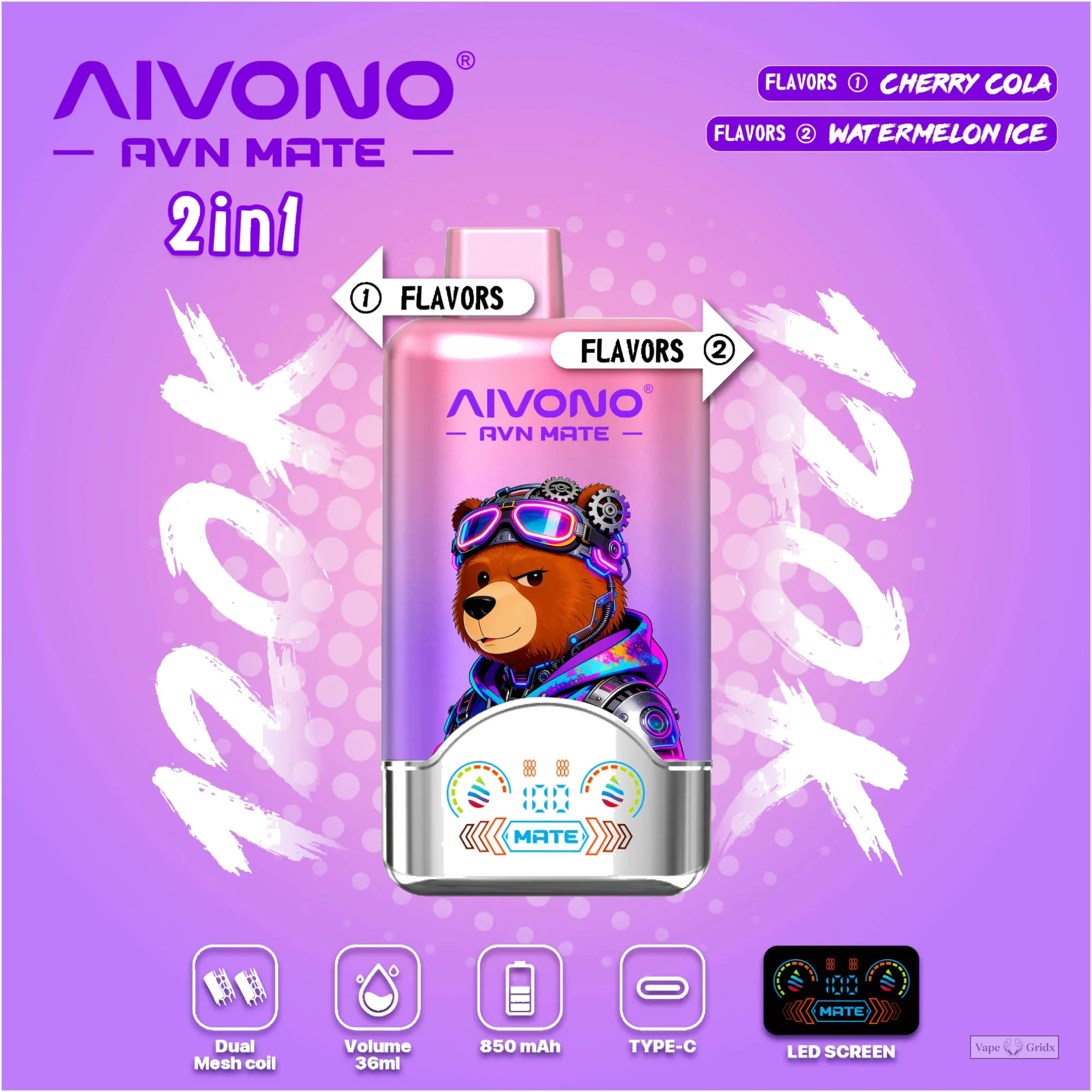 AIVONO AVN Mate 120000 120K Züge Einweg-Vape - image 5