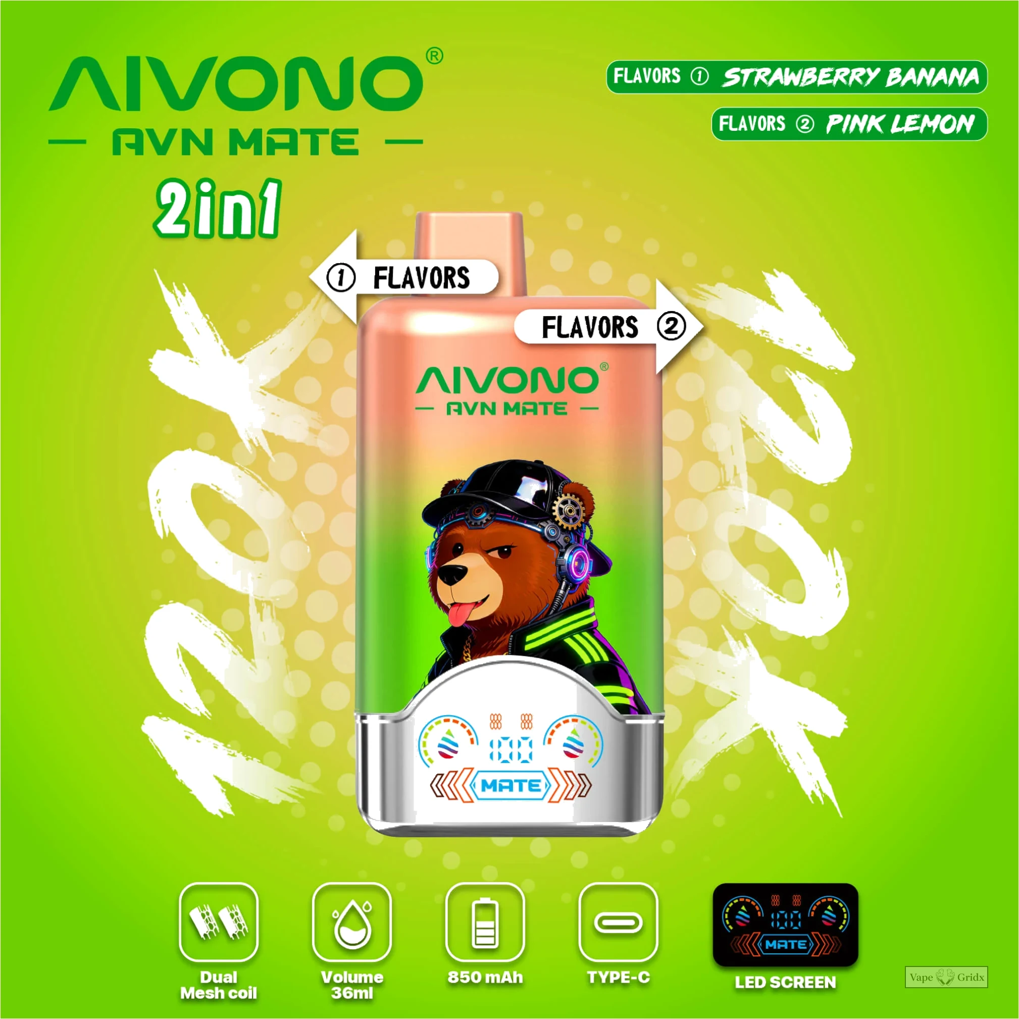AIVONO AVN Mate 120000 120K Züge Einweg-Vape - image 7