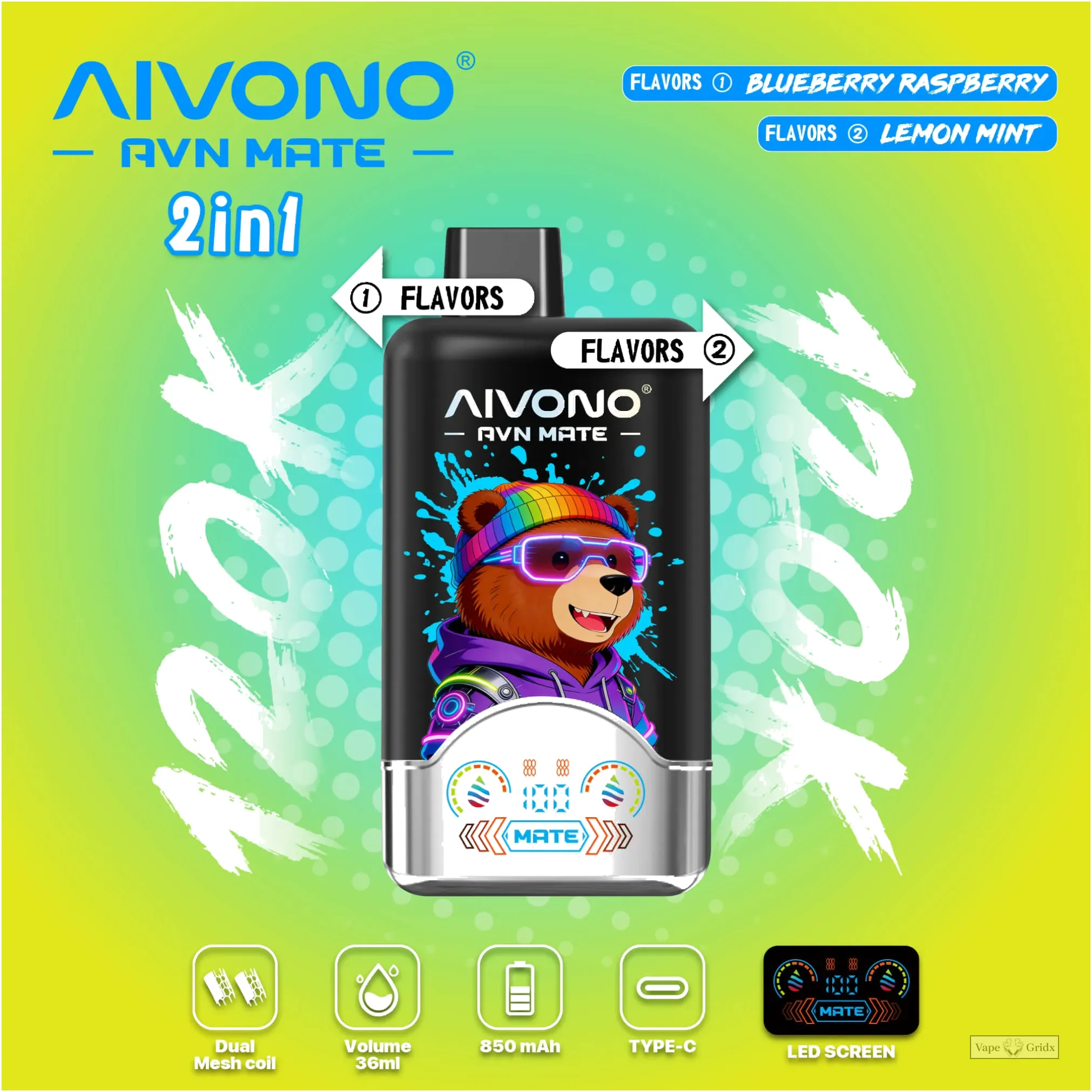 AIVONO AVN Mate 120000 120K Züge Einweg-Vape - image 9