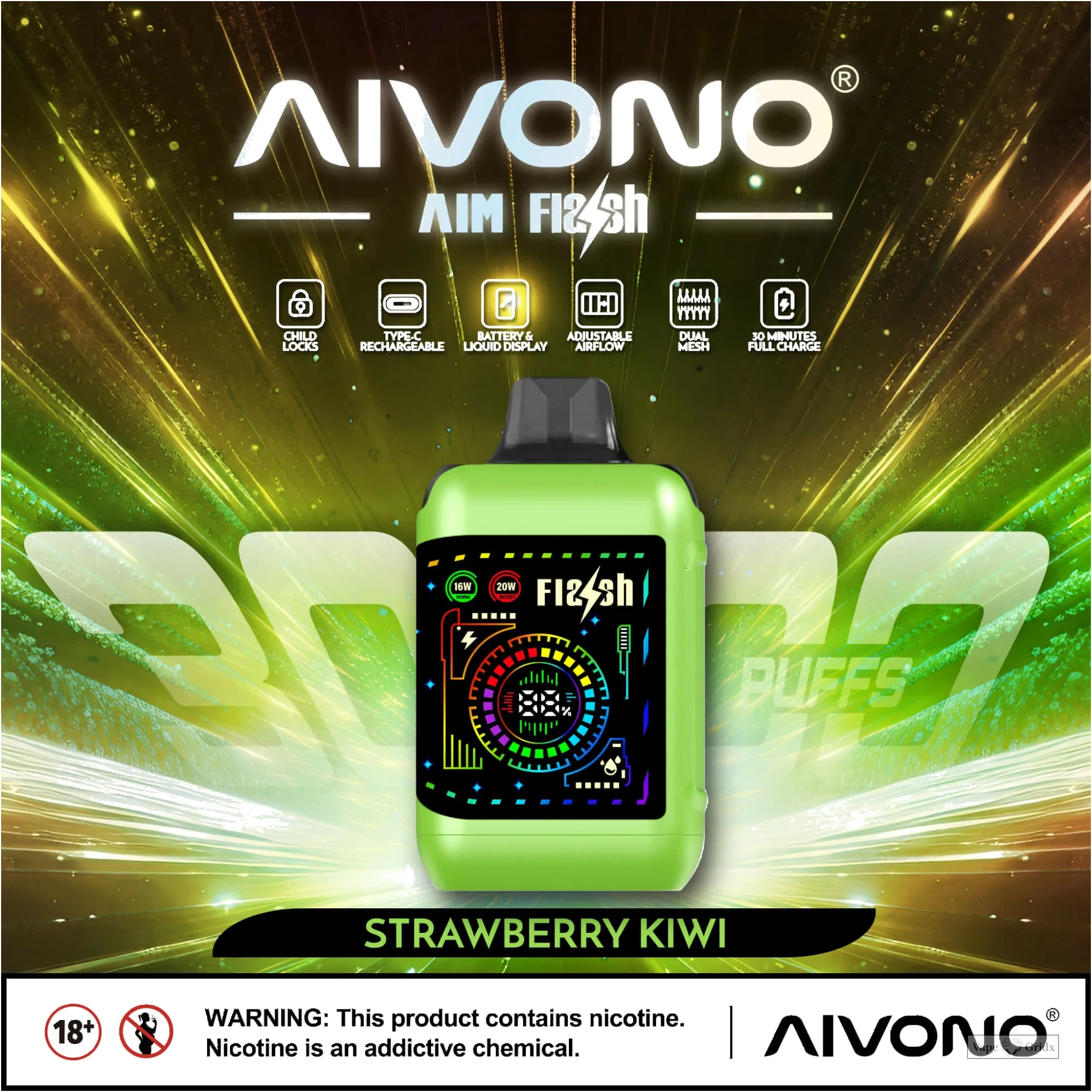 AIVONO FLASH 35000 35K Züge Einweg Einweg-Vape - image 13