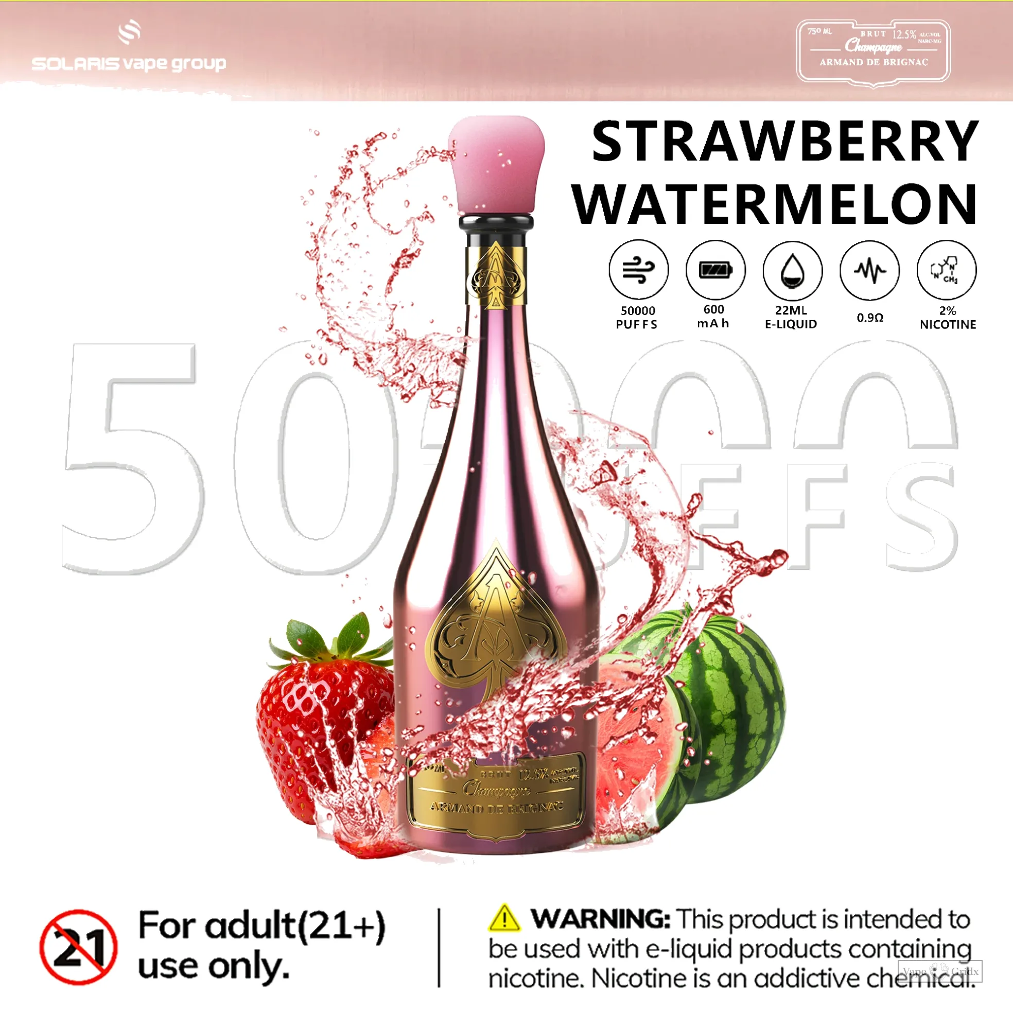 Humo Solaris Champagne 50000 50K Züge Einweg-Vape - image 14
