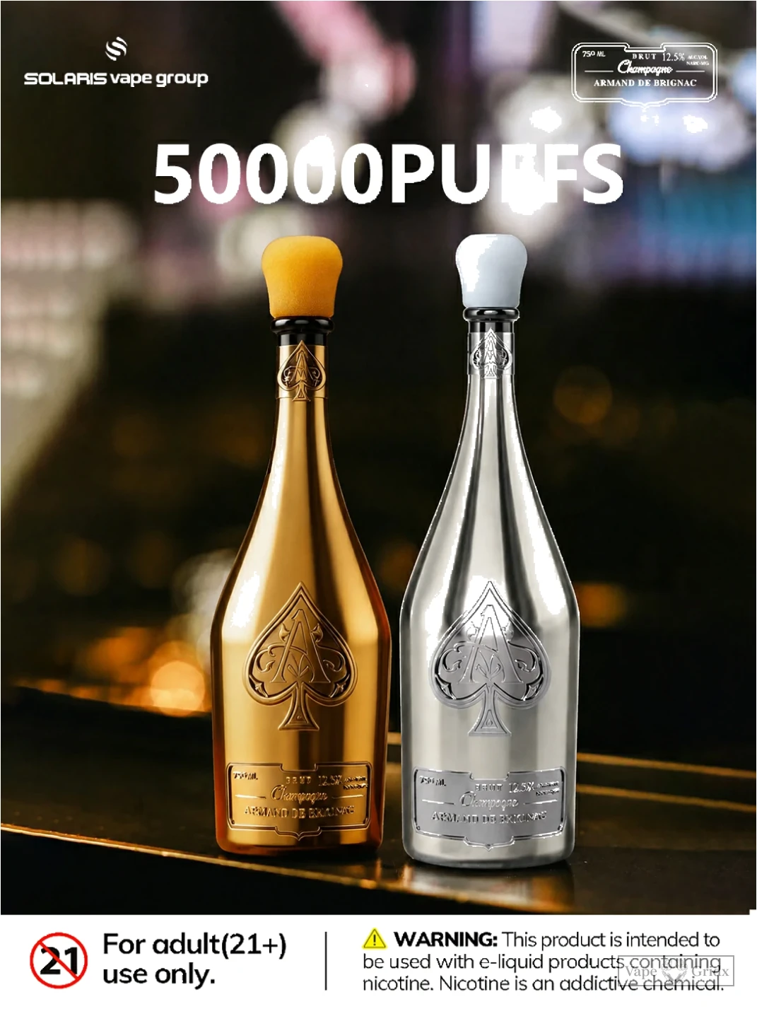 Humo Solaris Champagne 50000 50K Züge Einweg-Vape - image 9