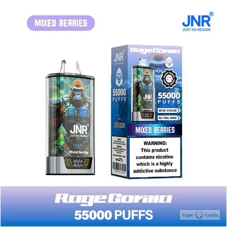 JNR RAGE GORILLA 55000 55K Züge Einweg-Vape - image 17