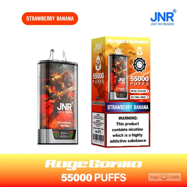 JNR RAGE GORILLA 55000 55K Züge Einweg-Vape - image 3