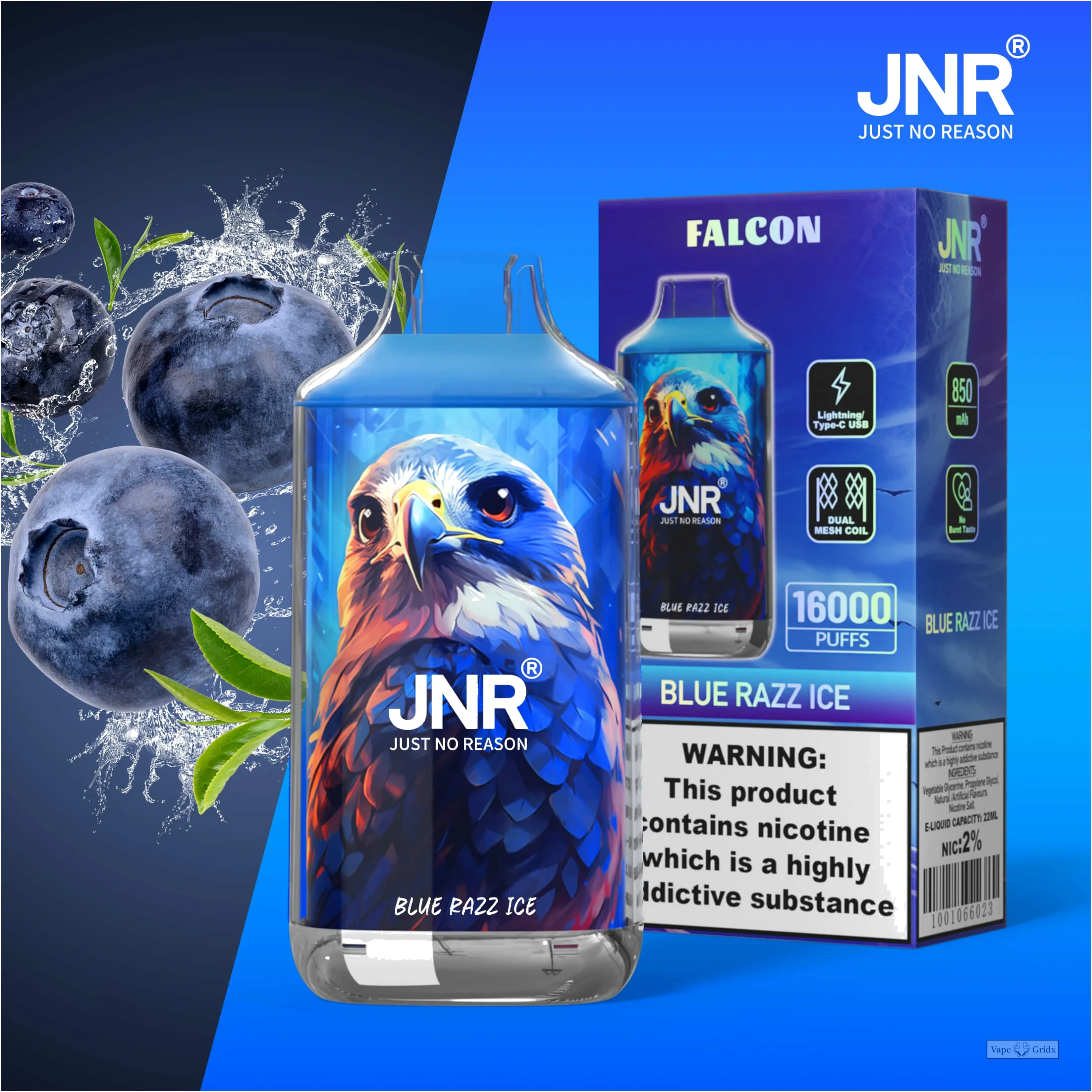 JNR Falcon 16000 16K Züge Einweg-Vape - image 12